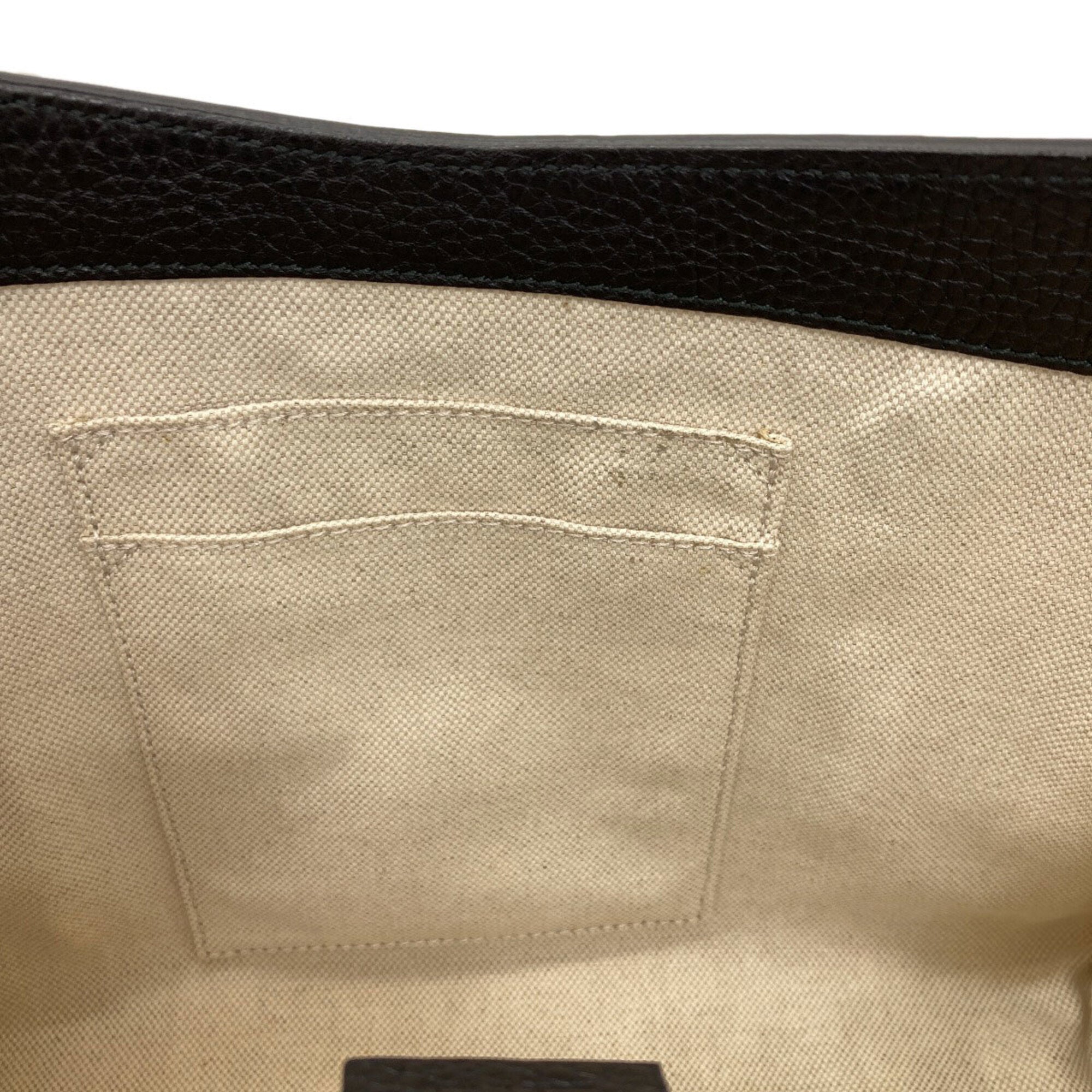 Gucci Gg Marmont Black Leather Handbag (Pre-Owned)
