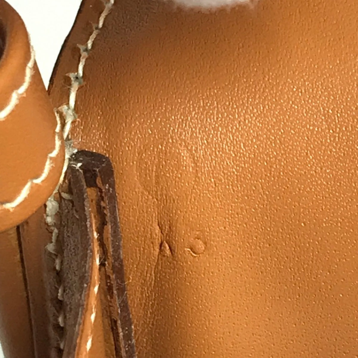 Hermes Brown Natural Chamonix Leather Shoulder Bag (Pre-Owned)