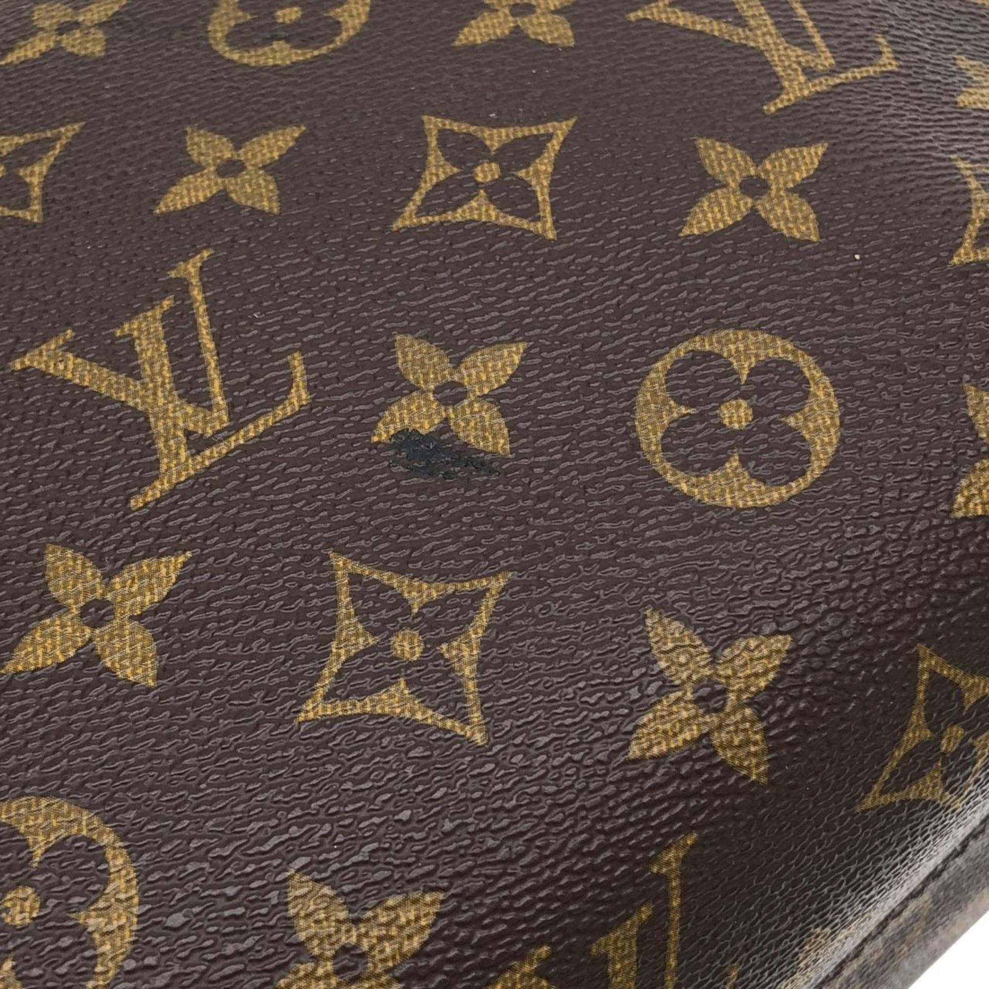 Louis Vuitton Marron Coated Canvas Handbag (Pre-Owned)