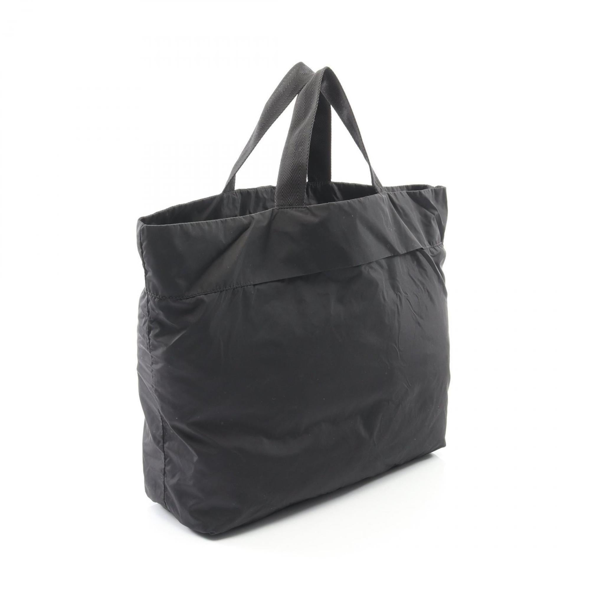 Prada Black Nylon Tote Bag (Pre-Owned)