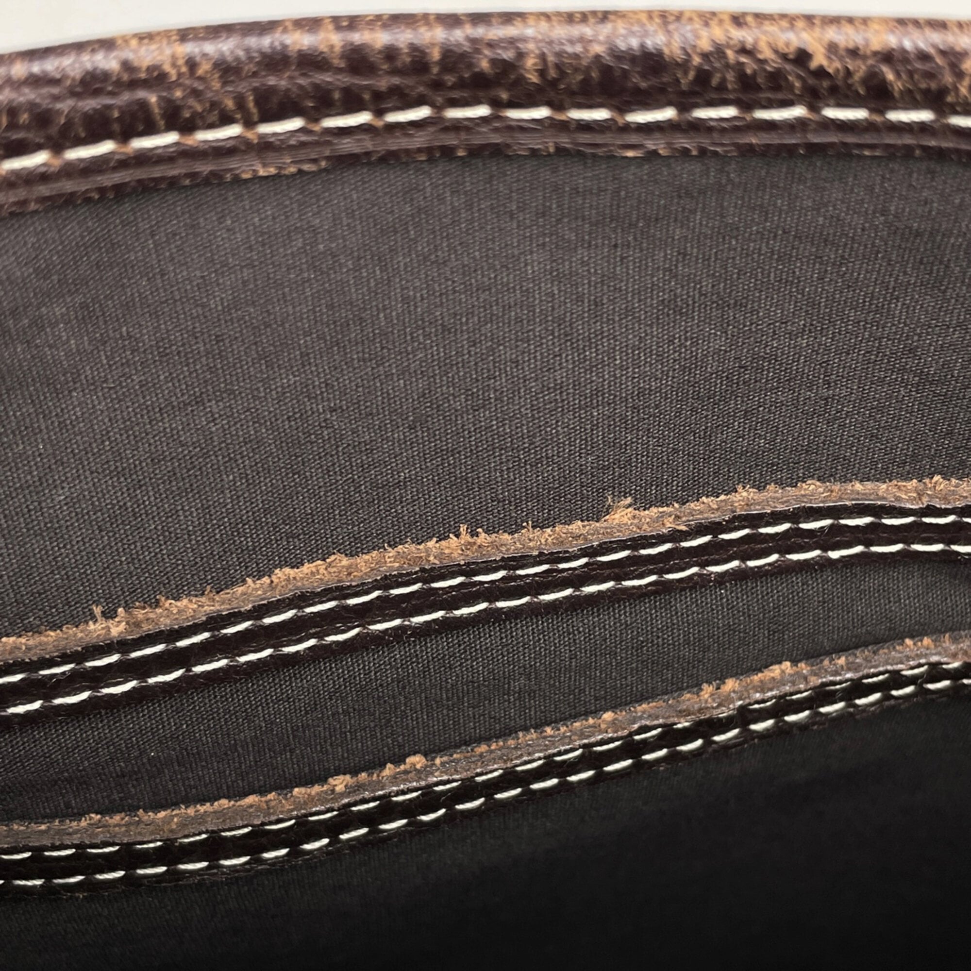 Louis Vuitton Brown Ebene Monogram Pouch Shoulder Bag Tote Bag (Pre-Owned)