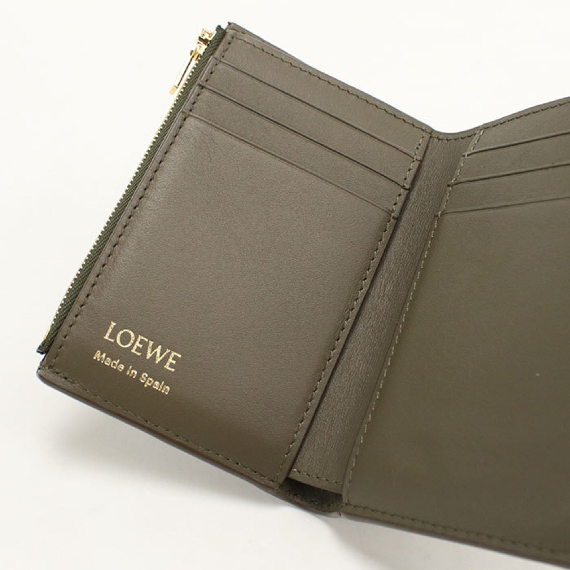 Loewe Khaki Wallet (Tri-Fold) (Pre-Owned)