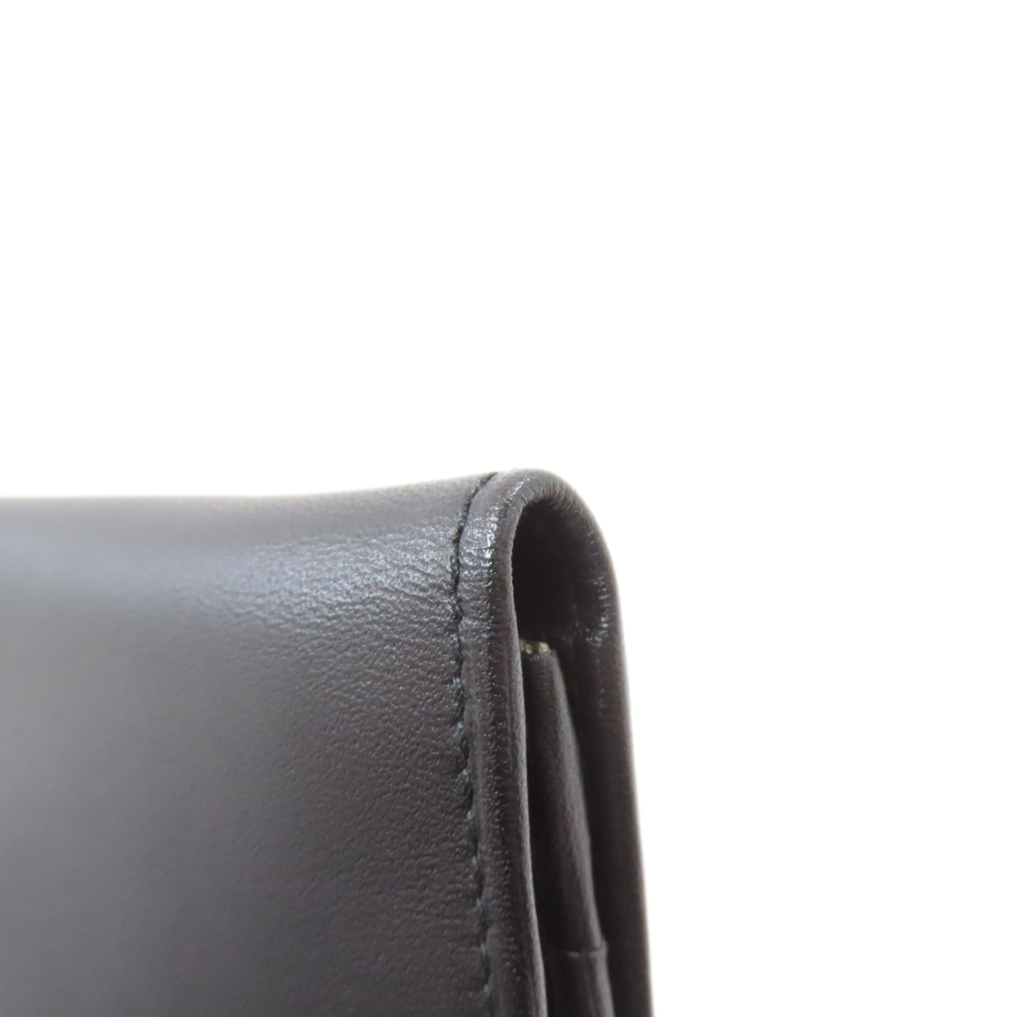 Dunhill Black Leather Long Wallet (Bi-Fold) (Pre-Owned)