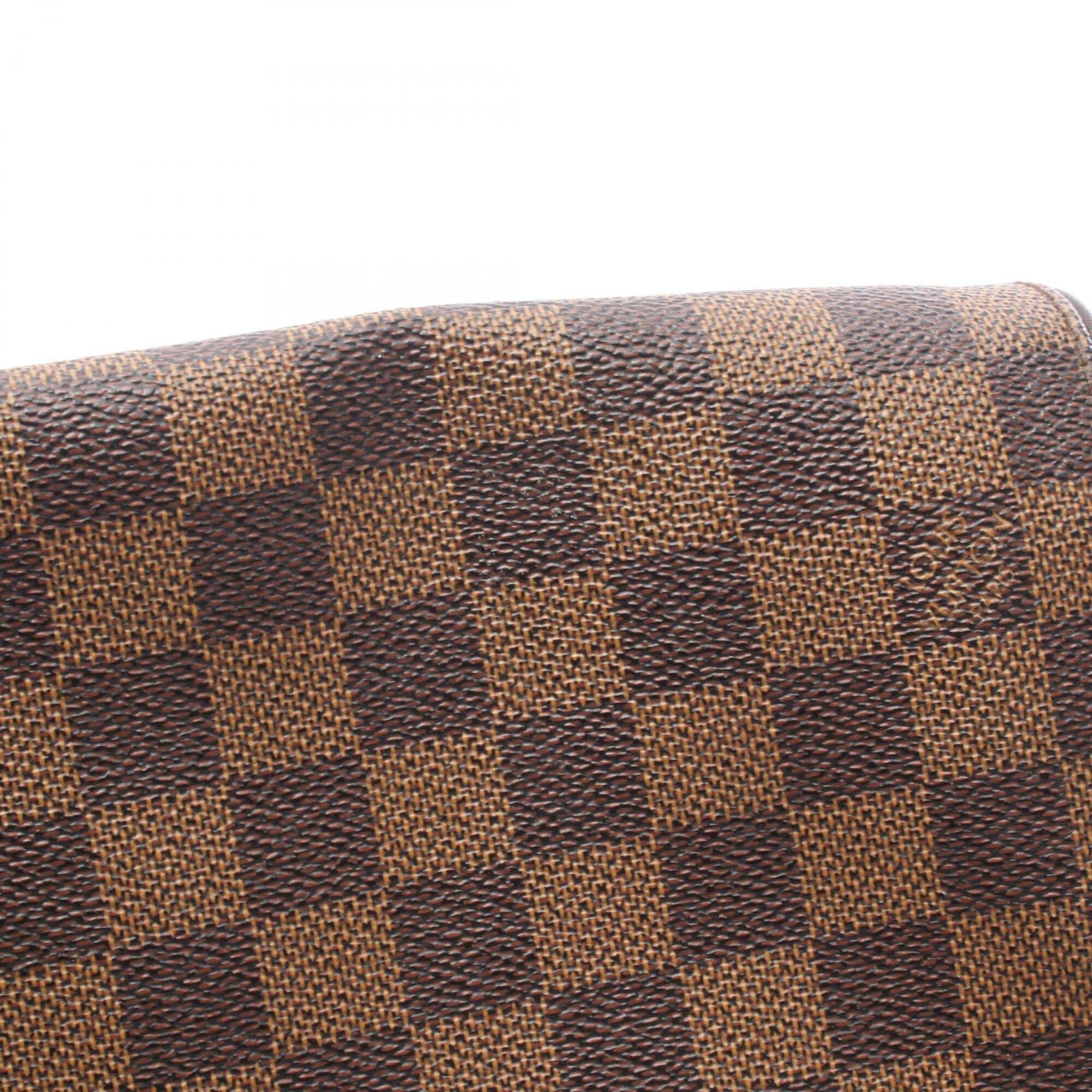Louis Vuitton Damier Brown Coated Canvas Leather Shoulder Bag (Pre-Owned)
