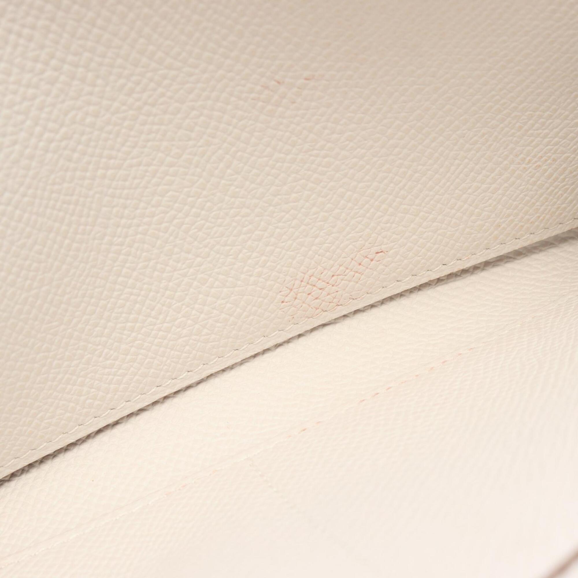 Hermes White Epsom Leather Handbag Shoulder Bag (Pre-Owned)
