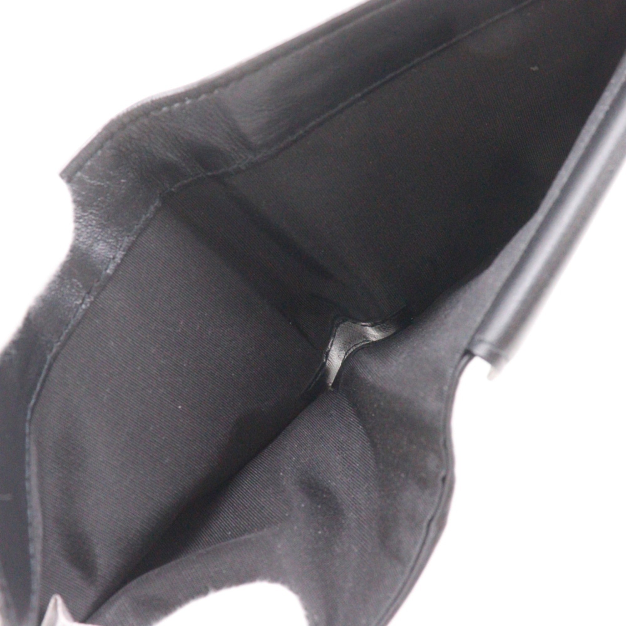 Jimmy Choo Black Leather Wallet (Bi-Fold) (Pre-Owned)