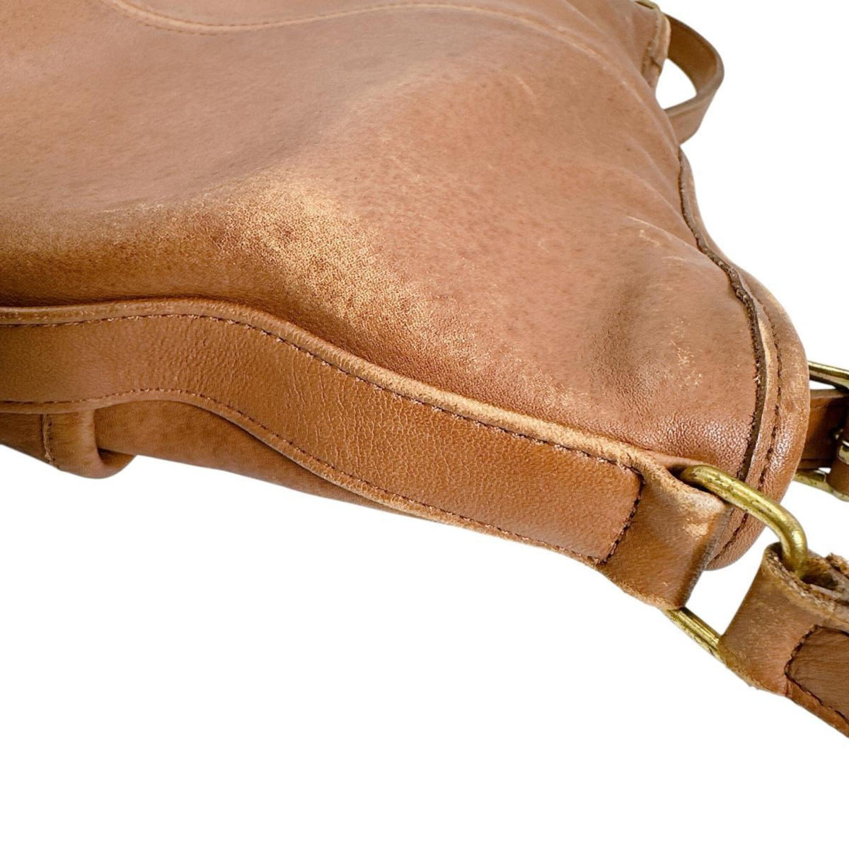 Coach Brown Leather Handbag Shoulder Bag (Pre-Owned)