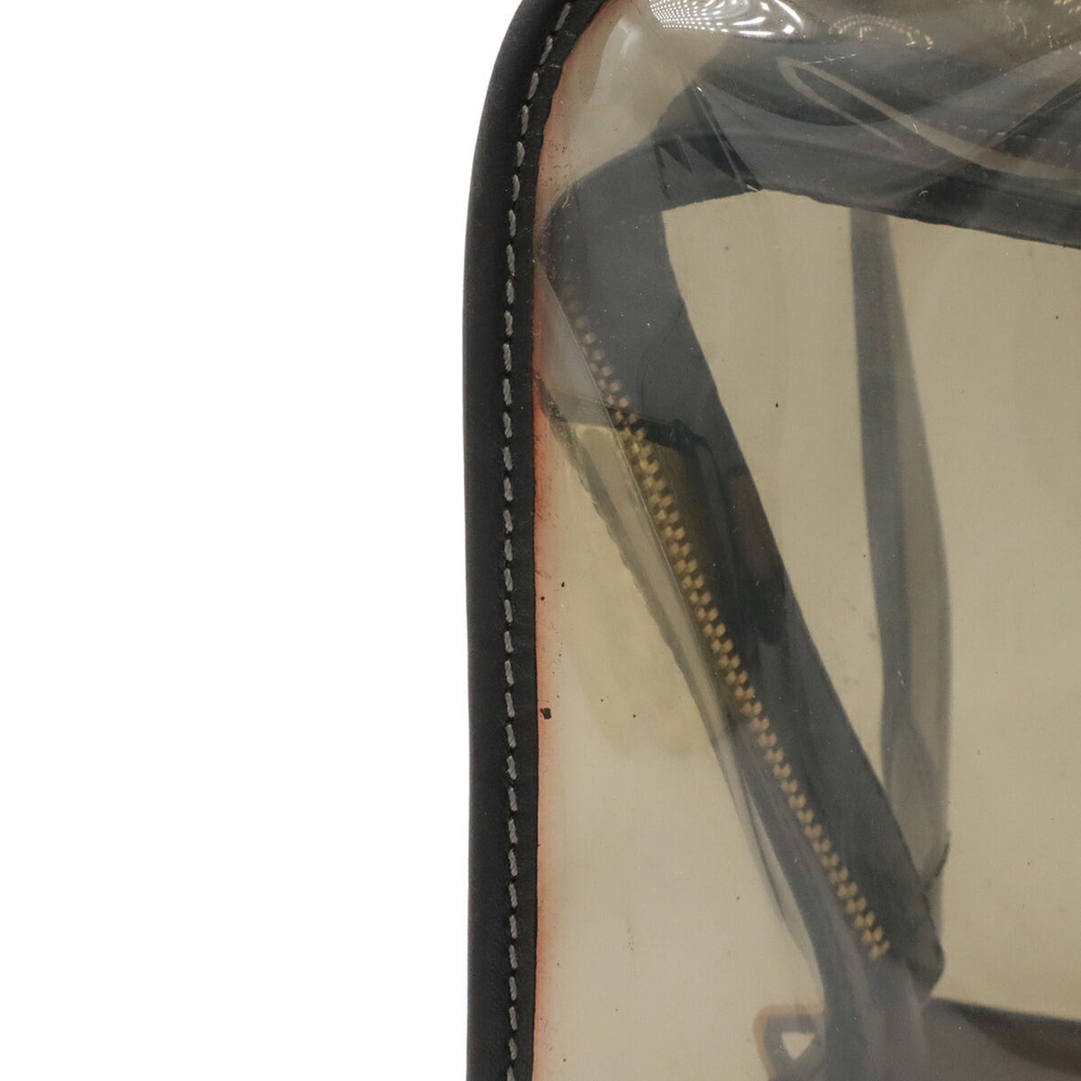 Loewe Black Clear Black Vinyl Handbag Pouch Tote Bag (Pre-Owned)