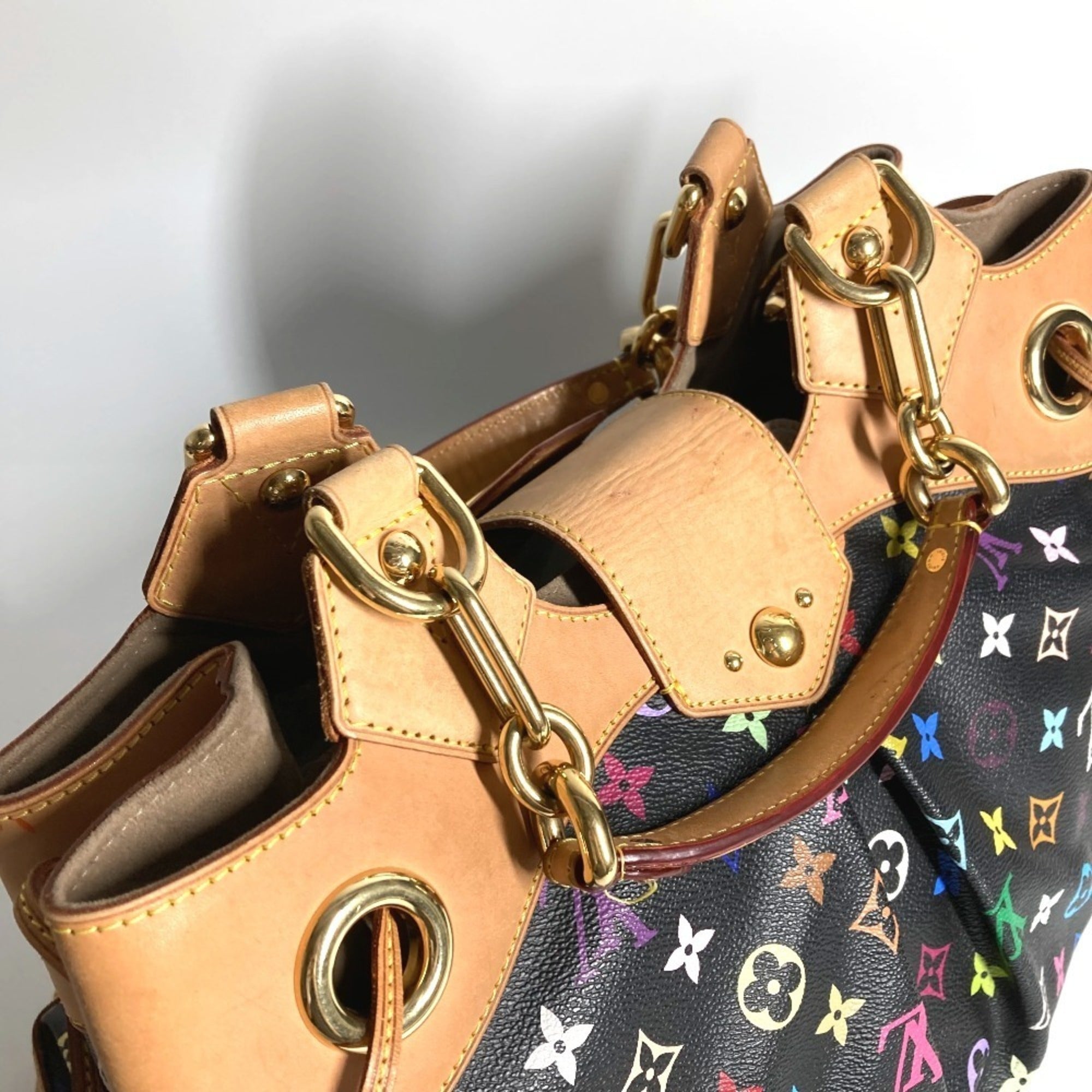 Louis Vuitton Monogram Multicolore Black Noir Monogram Multicolore Shoulder Bag Tote Bag (Pre-Owned)