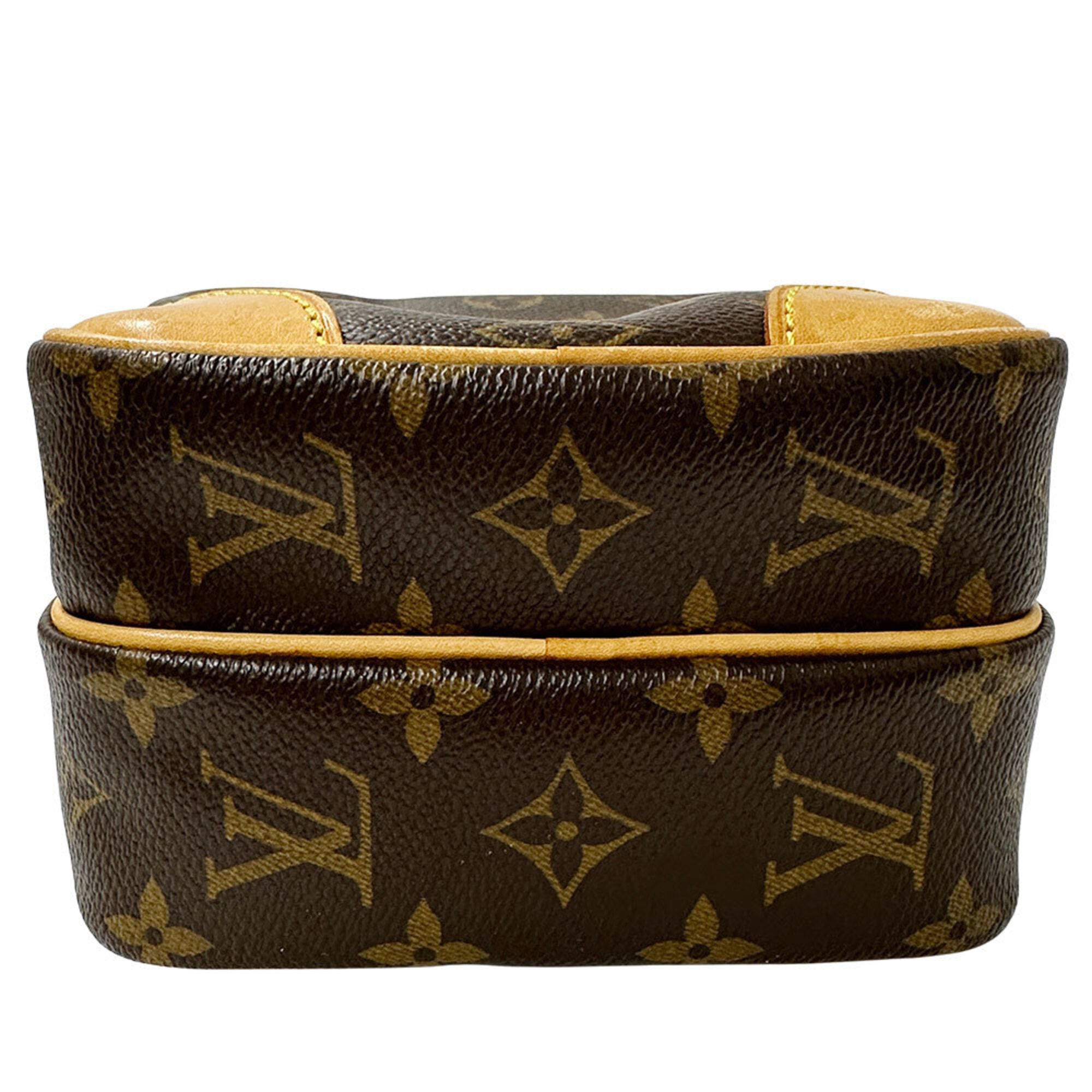 Louis Vuitton Brown Monogram Canvas Shoulder Bag (Pre-Owned)