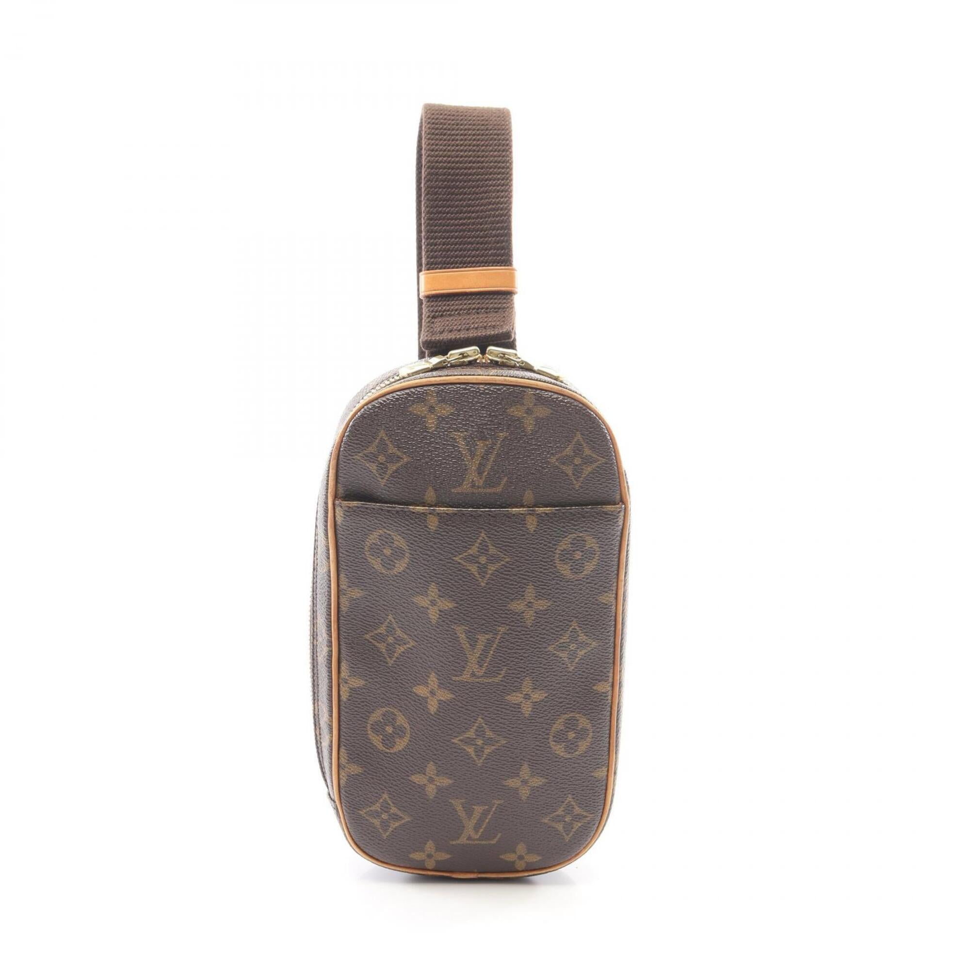 Louis Vuitton Brown Monogram Coated Canvas Leather Fanny Pack Sling Bag (Pre-Owned)