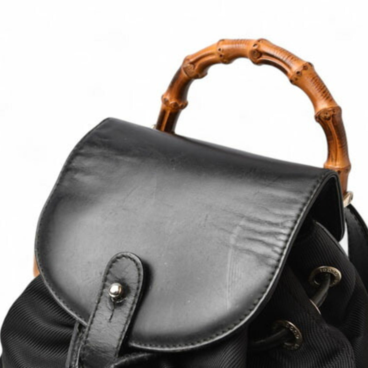 Gucci Black Leather Backpack (Pre-Owned)