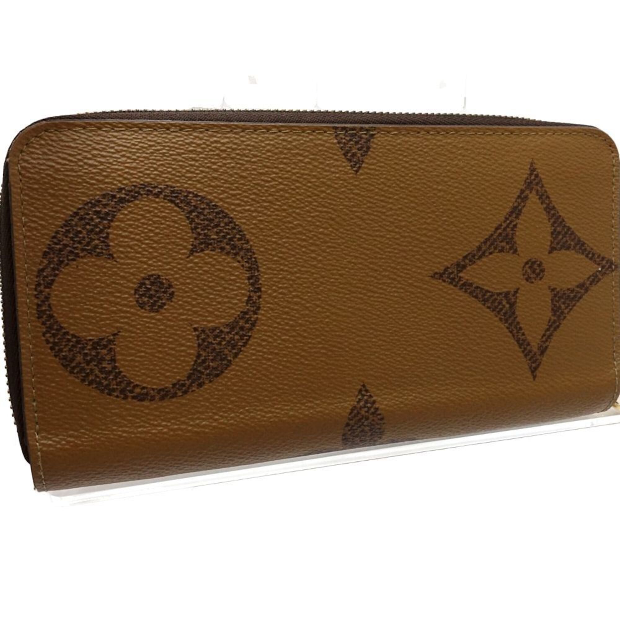 Louis Vuitton Brown Monogram Reverse Long Wallet (Bi-Fold) (Pre-Owned)