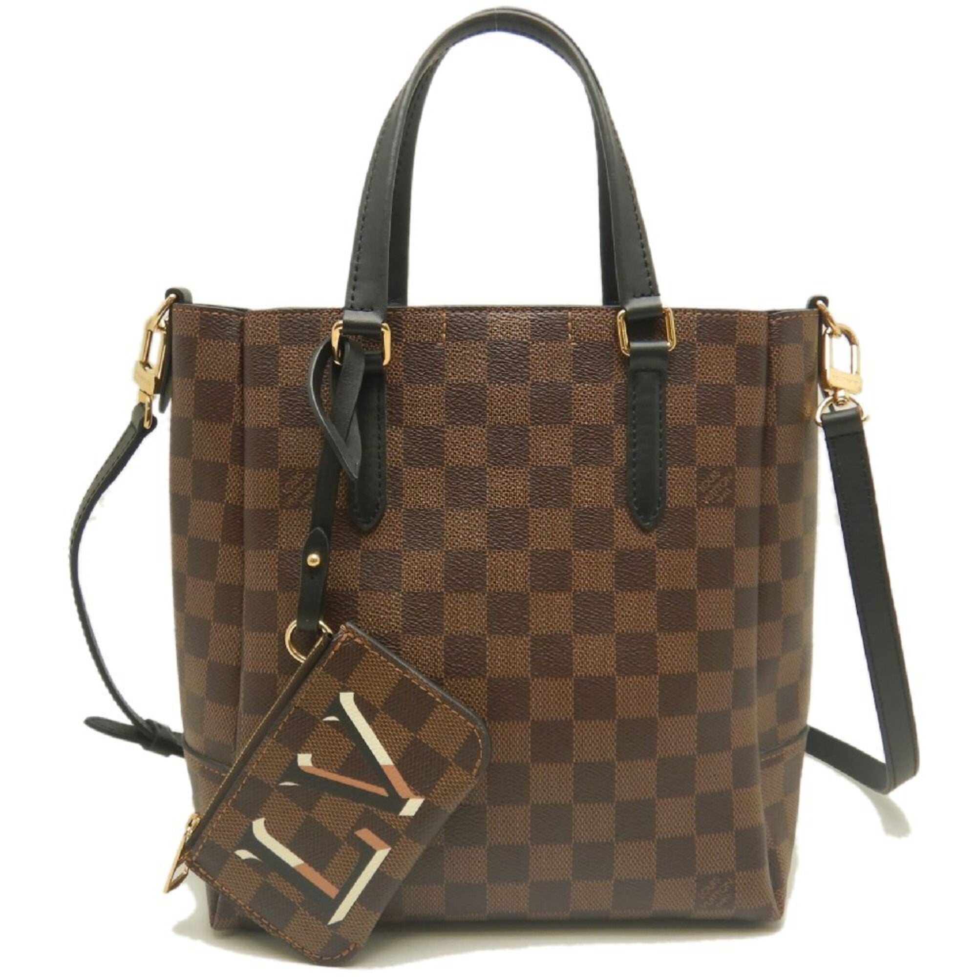 Louis Vuitton Damier Ebene Damier Canvas Tote Bag (Pre-Owned)