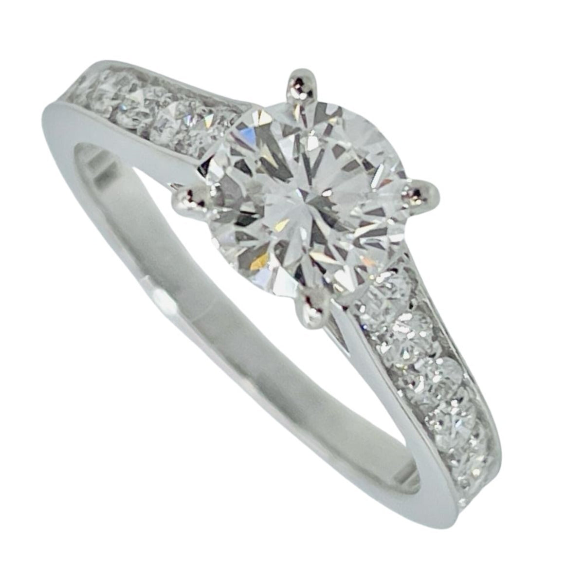Cartier Platinum Platinum 950 Band Ring (Pre-Owned)