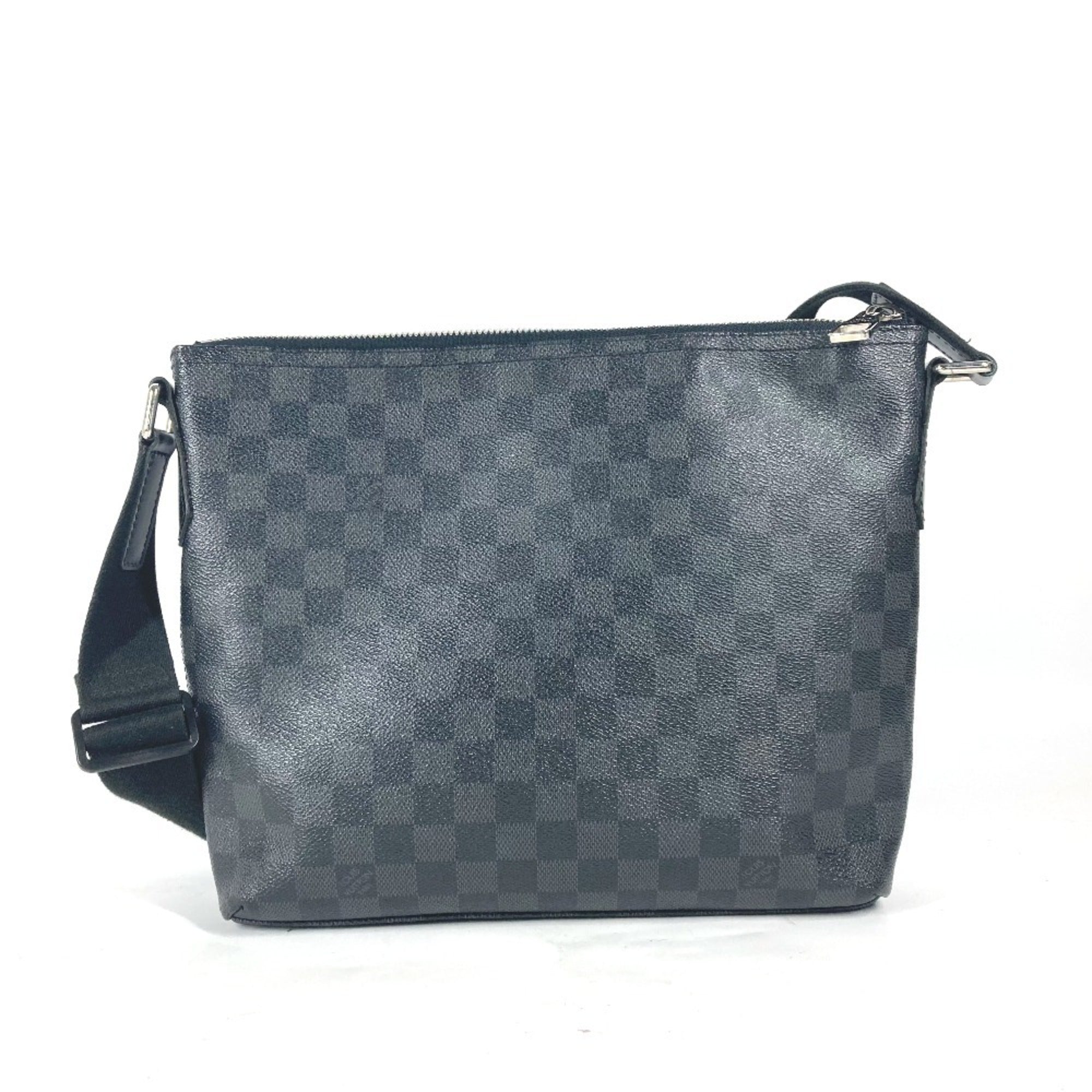 Louis Vuitton Black Damier Graphite Shoulder Bag (Pre-Owned)