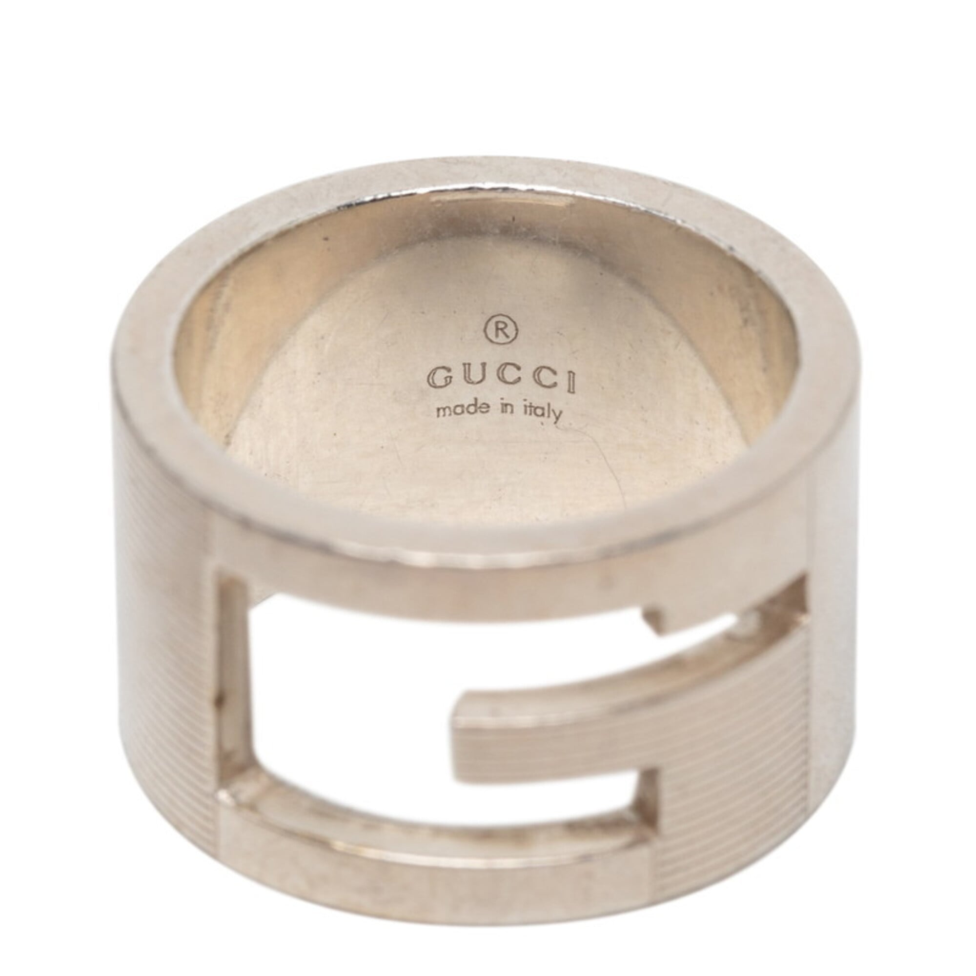 Gucci Silver 925 Band Ring (Pre-Owned)