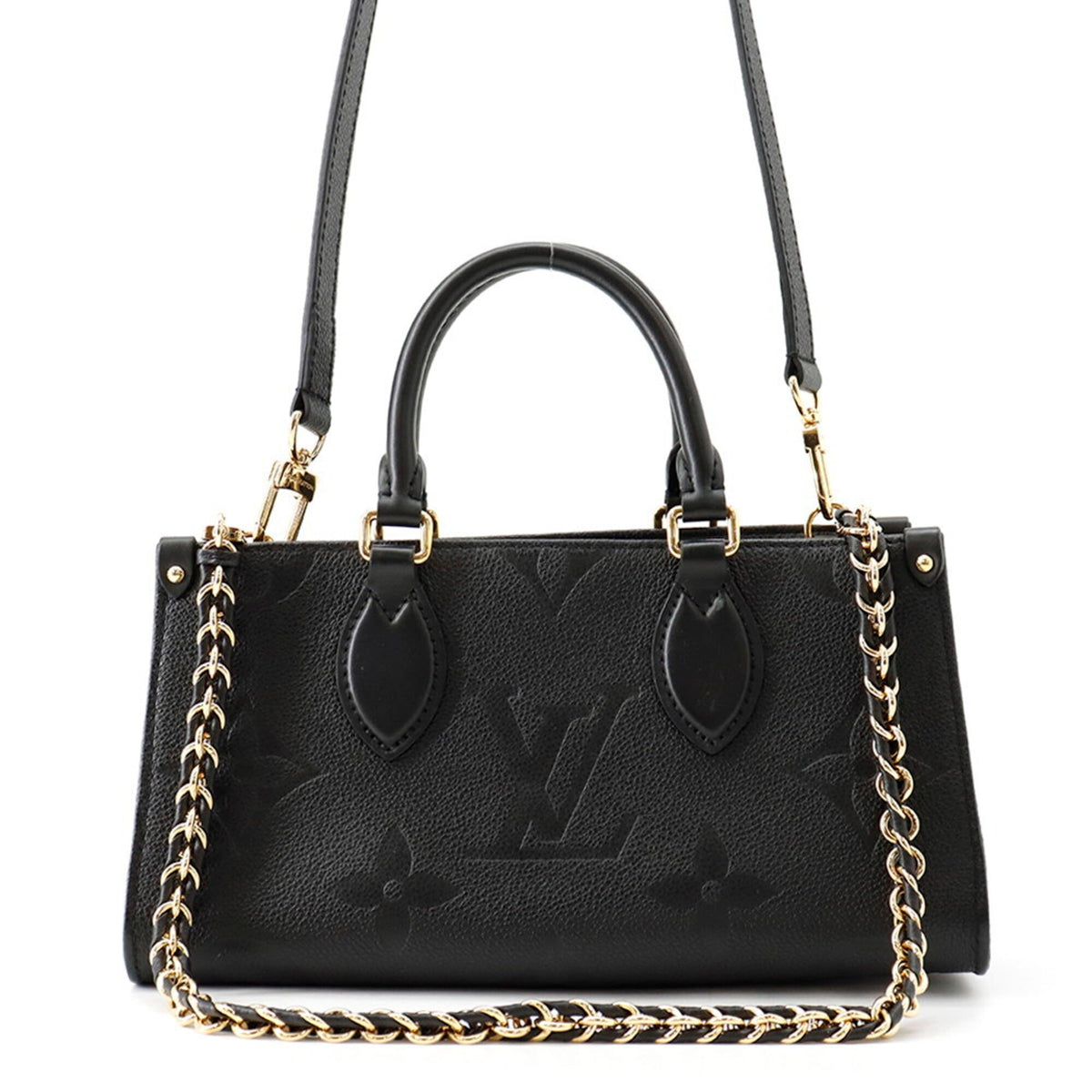 Louis Vuitton Black Monogram Noir Monogram Empreinte Handbag (Pre-Owned)