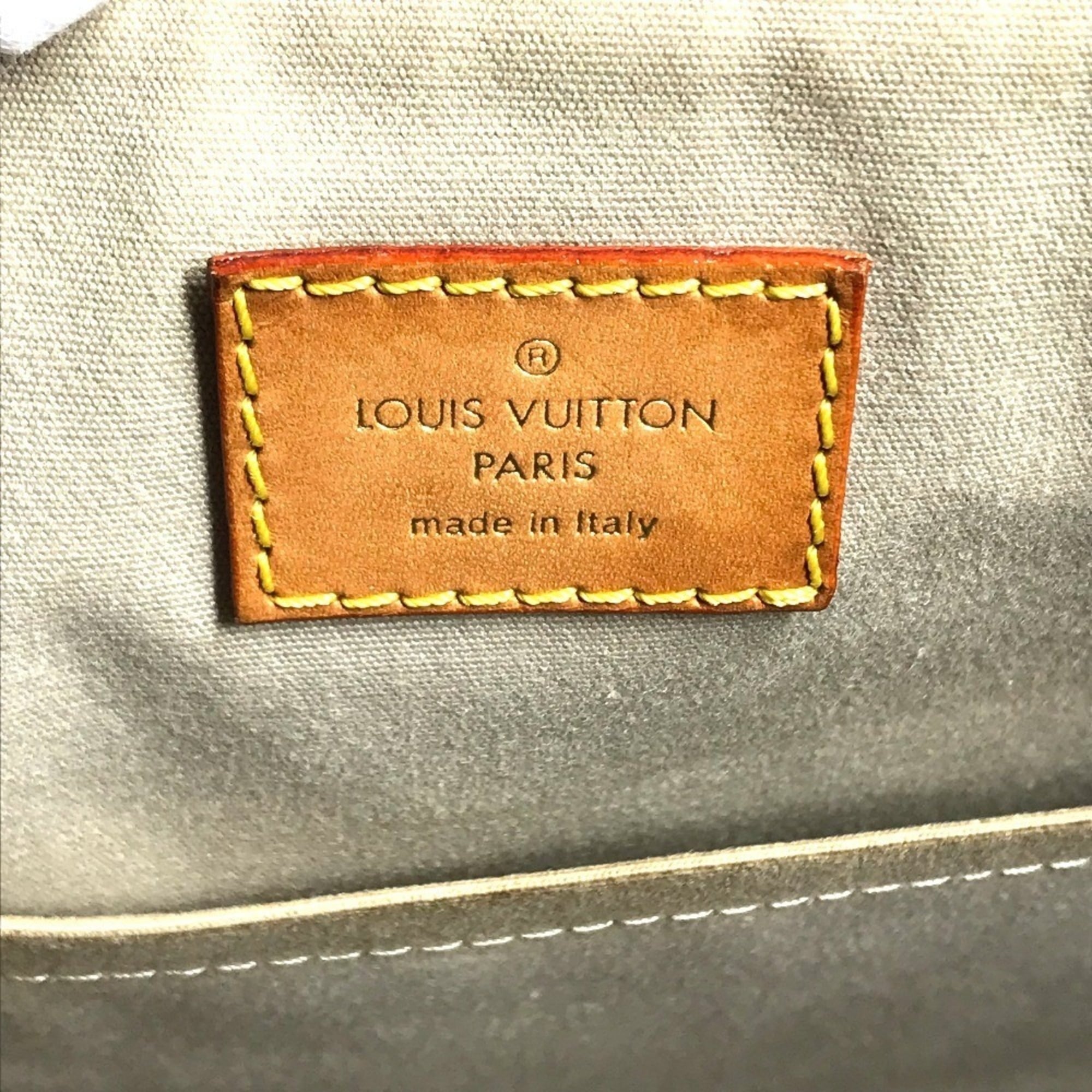 Louis Vuitton Gold Leather Shoulder Bag Tote Bag (Pre-Owned)