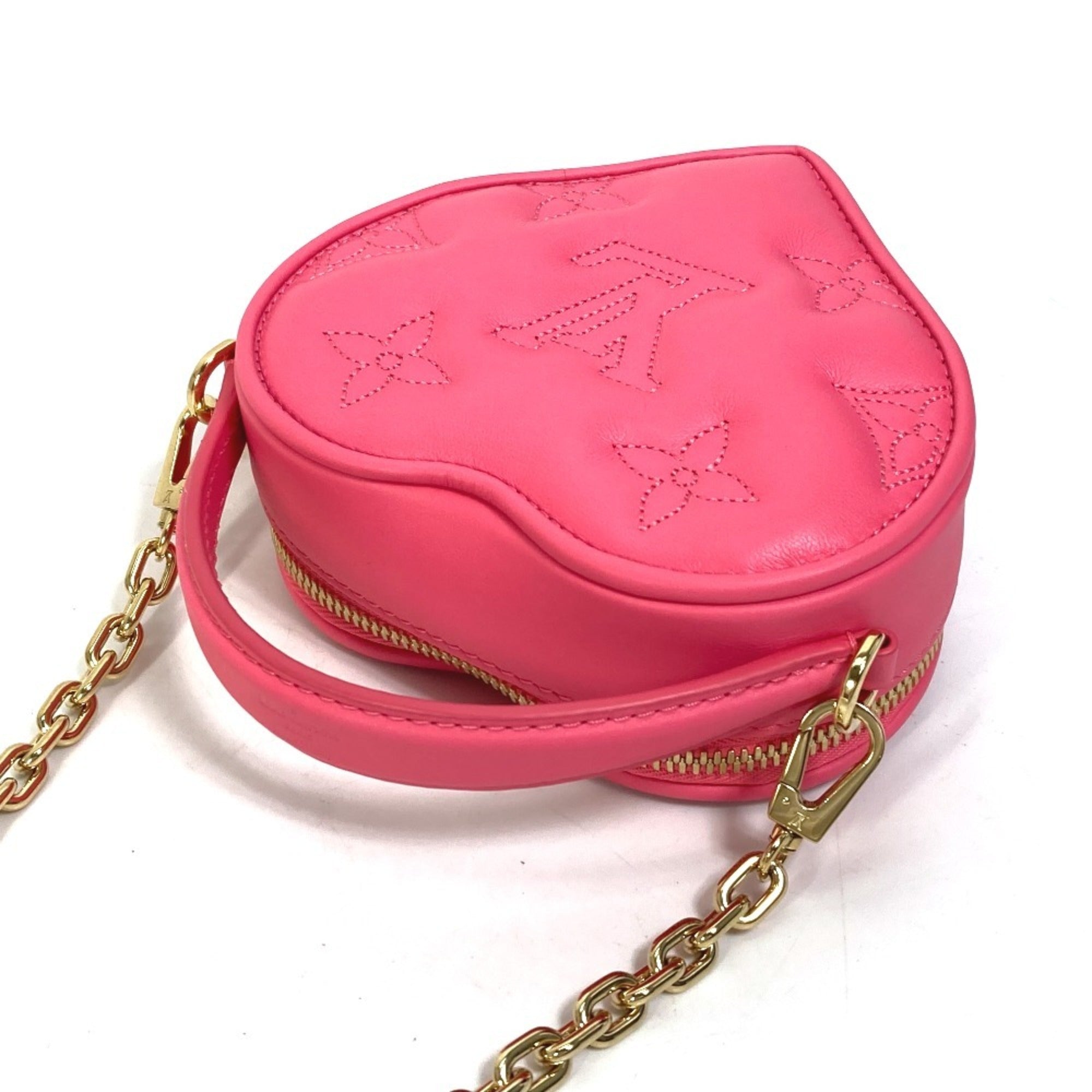 Louis Vuitton Pink Leather Handbag Shoulder Bag (Pre-Owned)