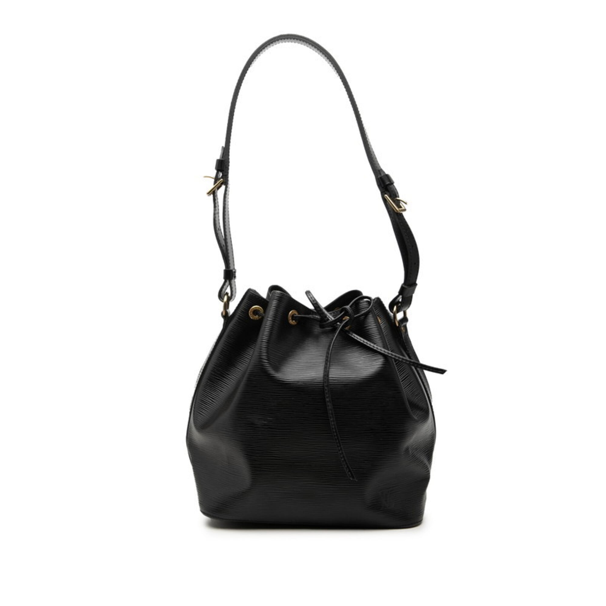 Louis Vuitton Black Noir Leather Shoulder Bag (Pre-Owned)