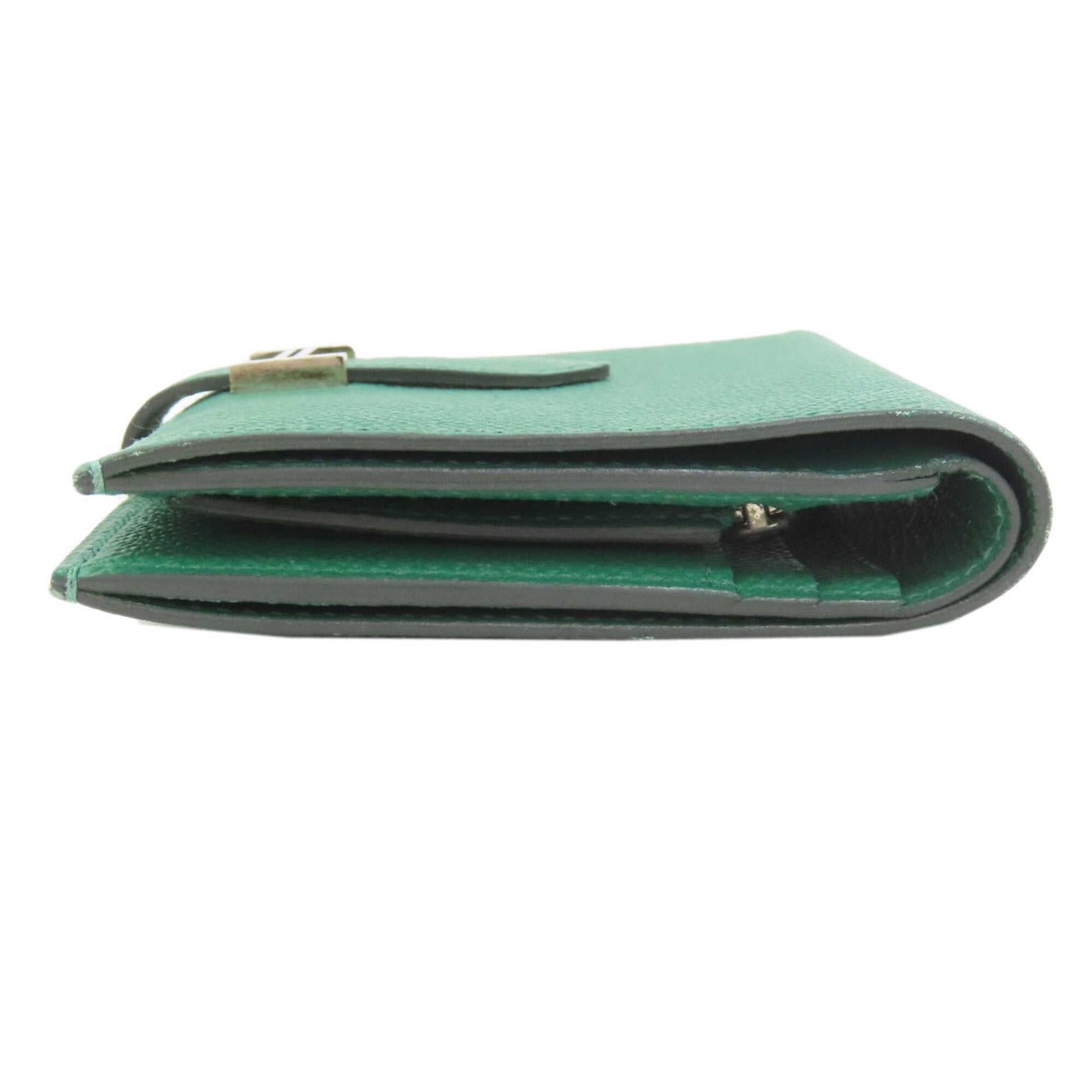 Hermes Green Epsom Leather Wallet (Bi-Fold) (Pre-Owned)