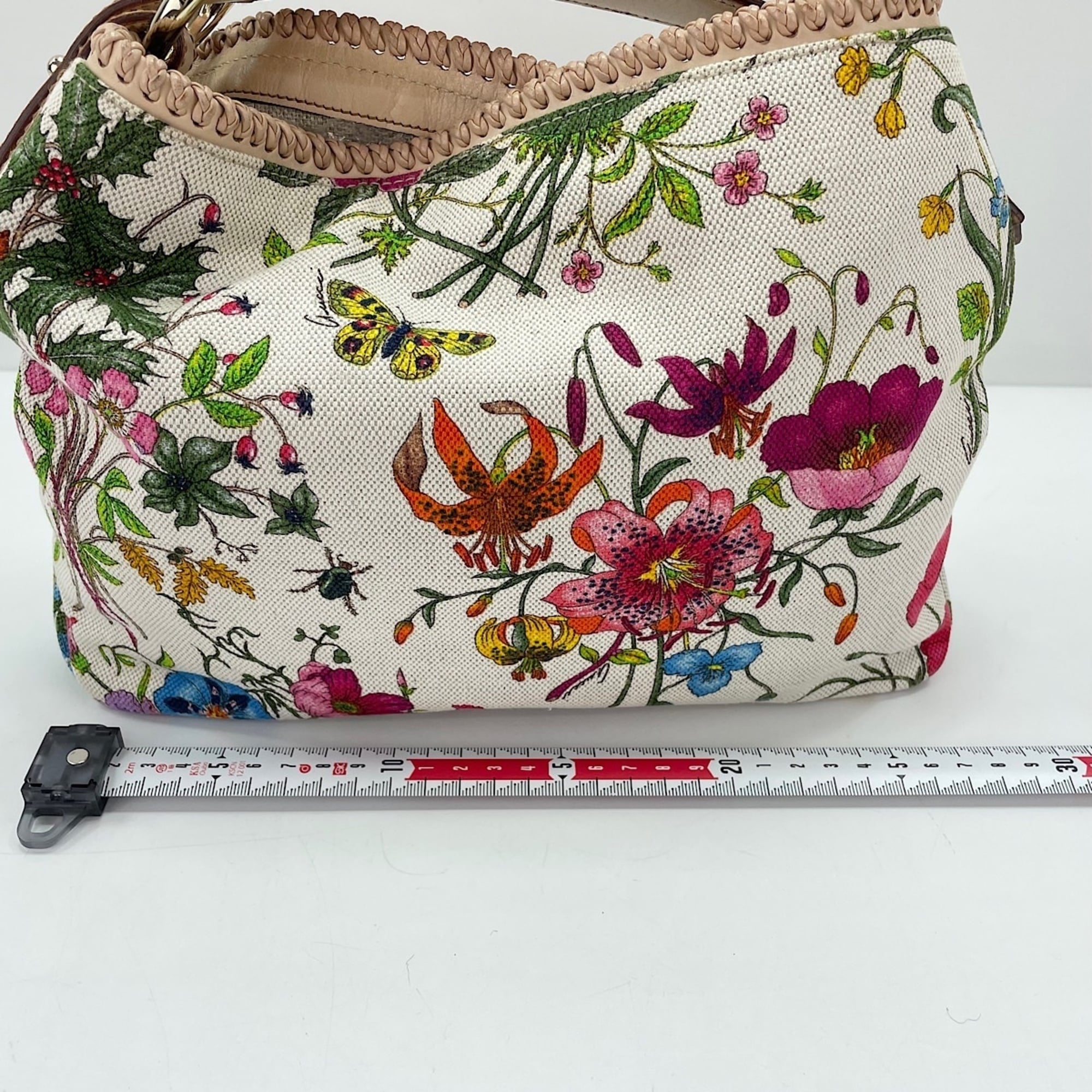 Gucci Multi-Color Canvas Handbag (Pre-Owned)