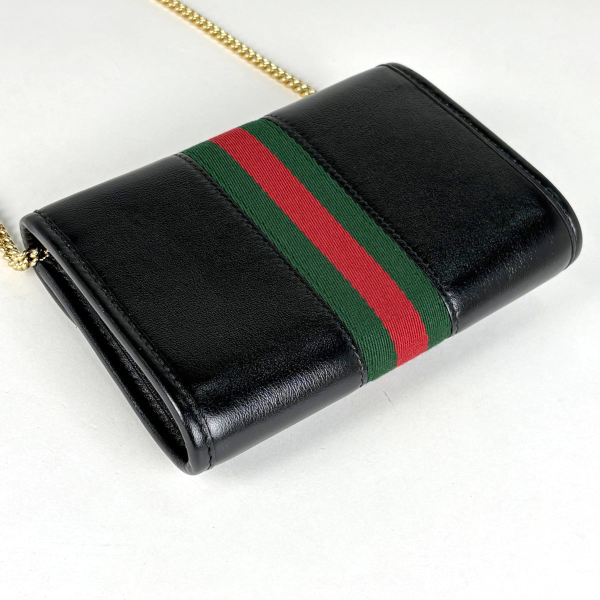 Gucci Black Leather Shoulder Bag (Pre-Owned)