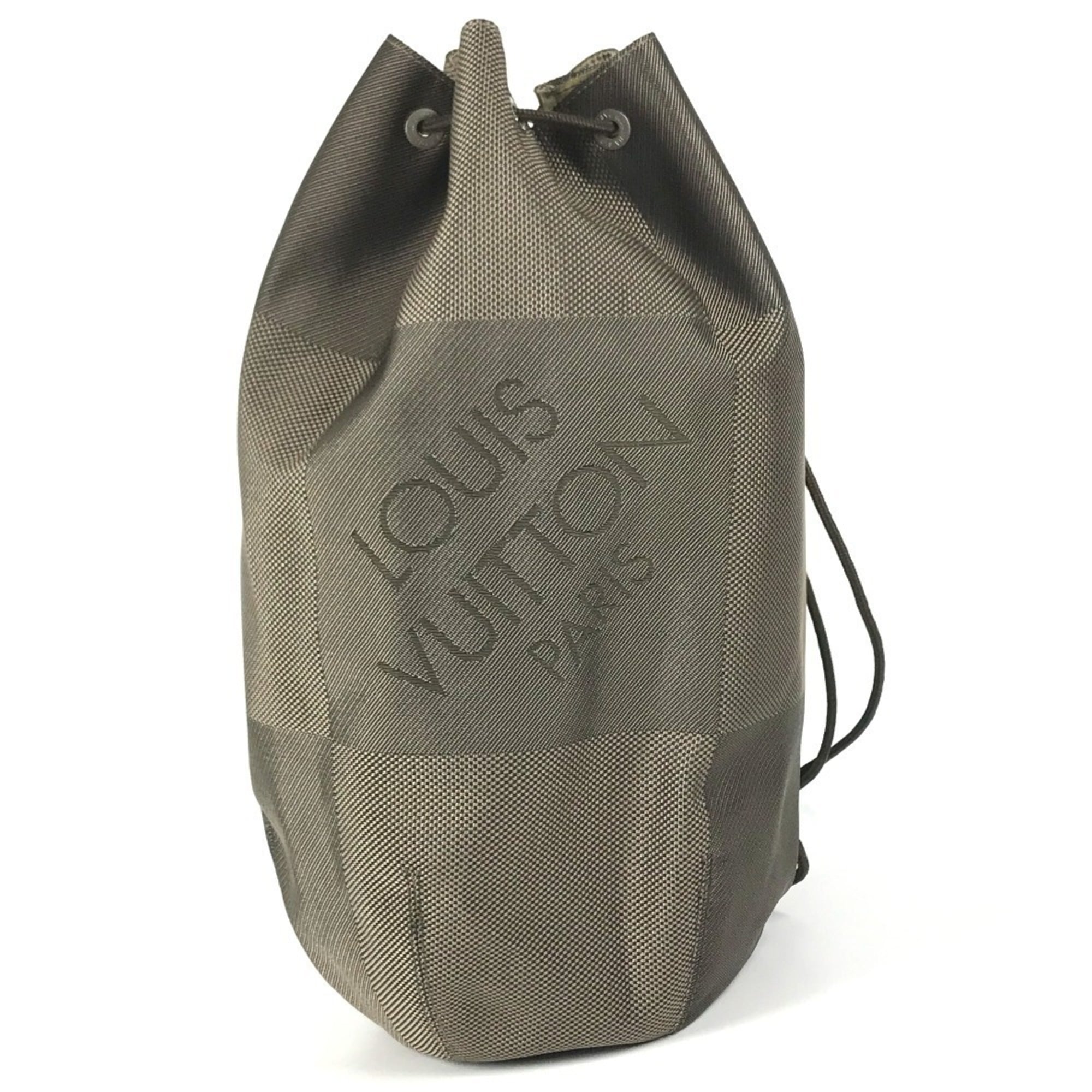 Louis Vuitton Earth Khaki Damier Geant Canvas Shoulder Bag (Pre-Owned)