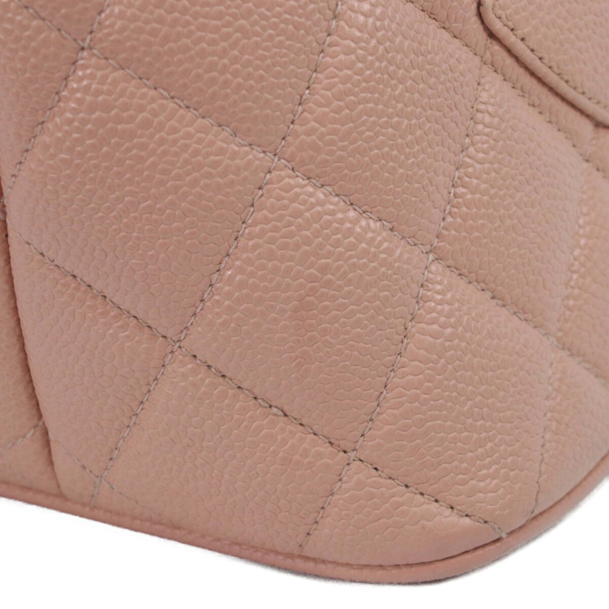 Chanel Pink Grained Calfskin Tote Bag (Pre-Owned)
