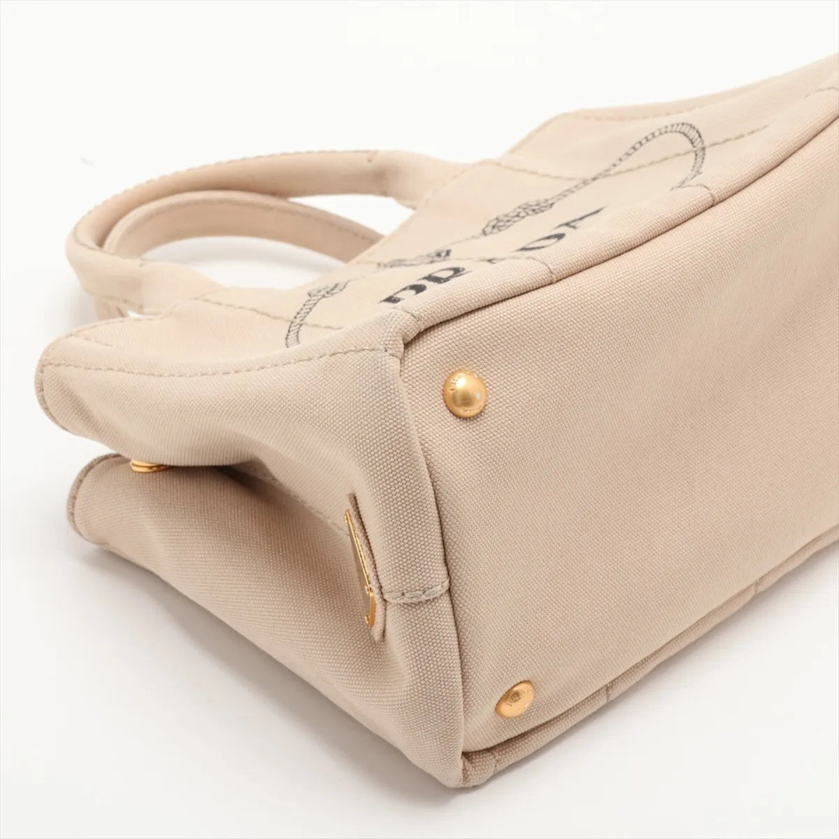 Prada Beige Handbag Shoulder Bag Tote Bag (Pre-Owned)