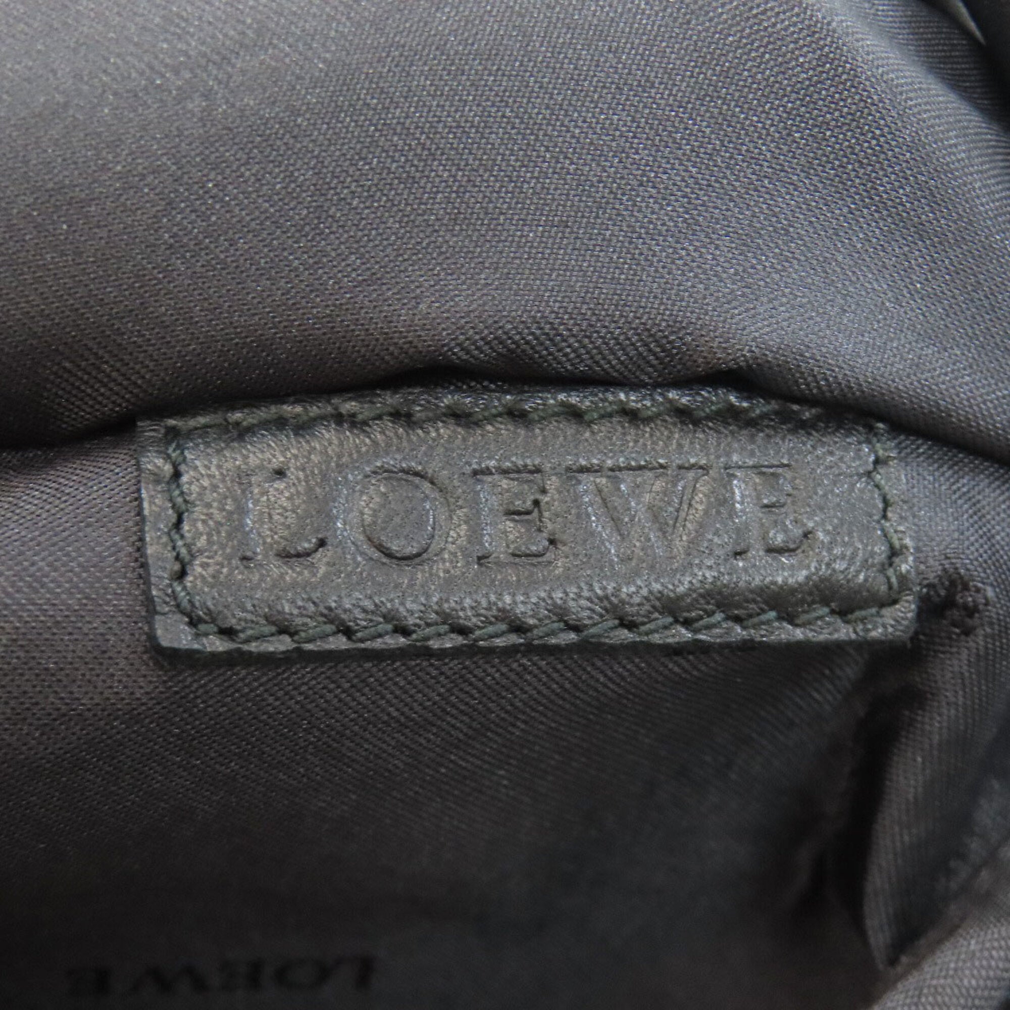Loewe Nappa Aire Black Leather Handbag (Pre-Owned)