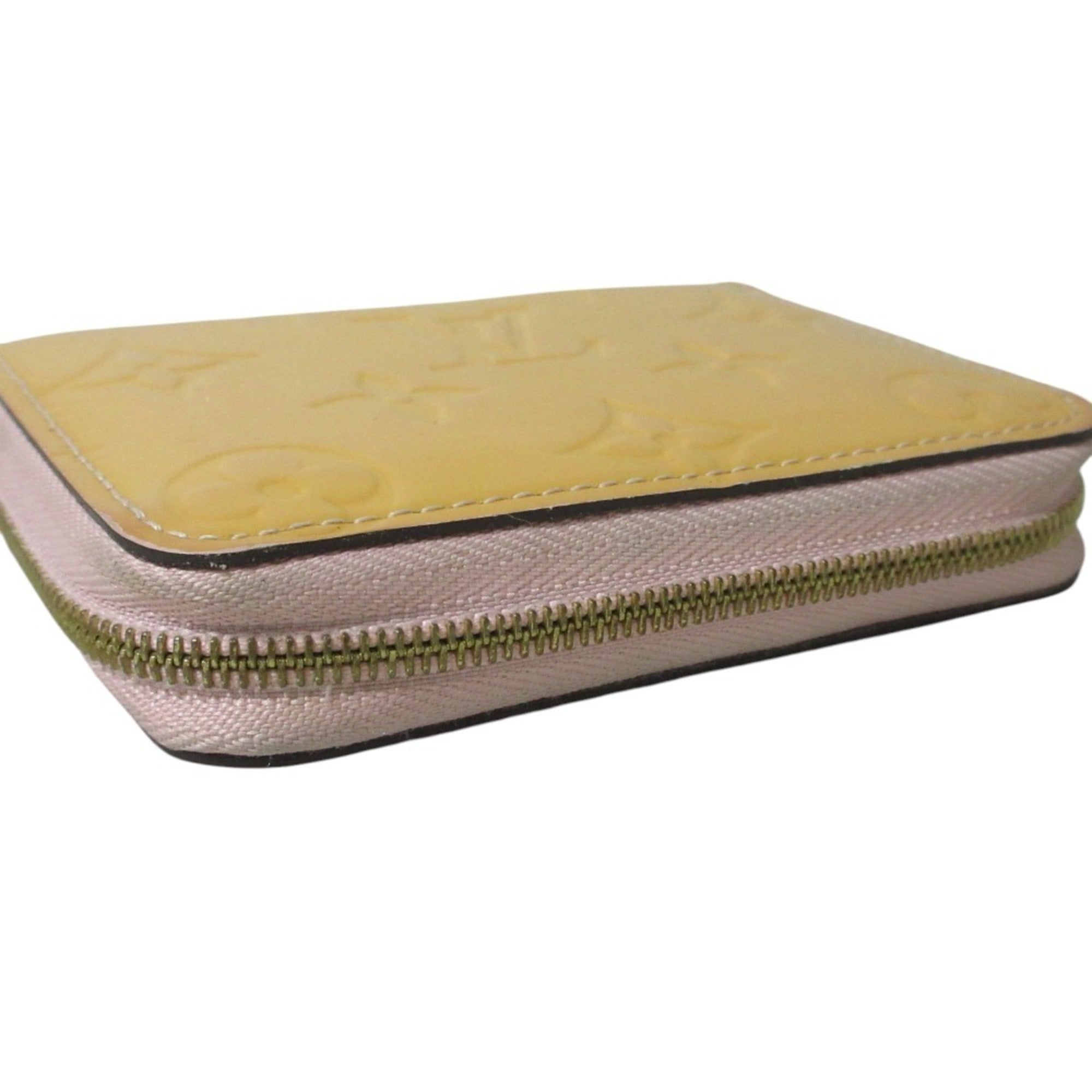 Louis Vuitton Monogram Vernis Beige Monogram Vernis Coin Purse/Coin Case (Pre-Owned)