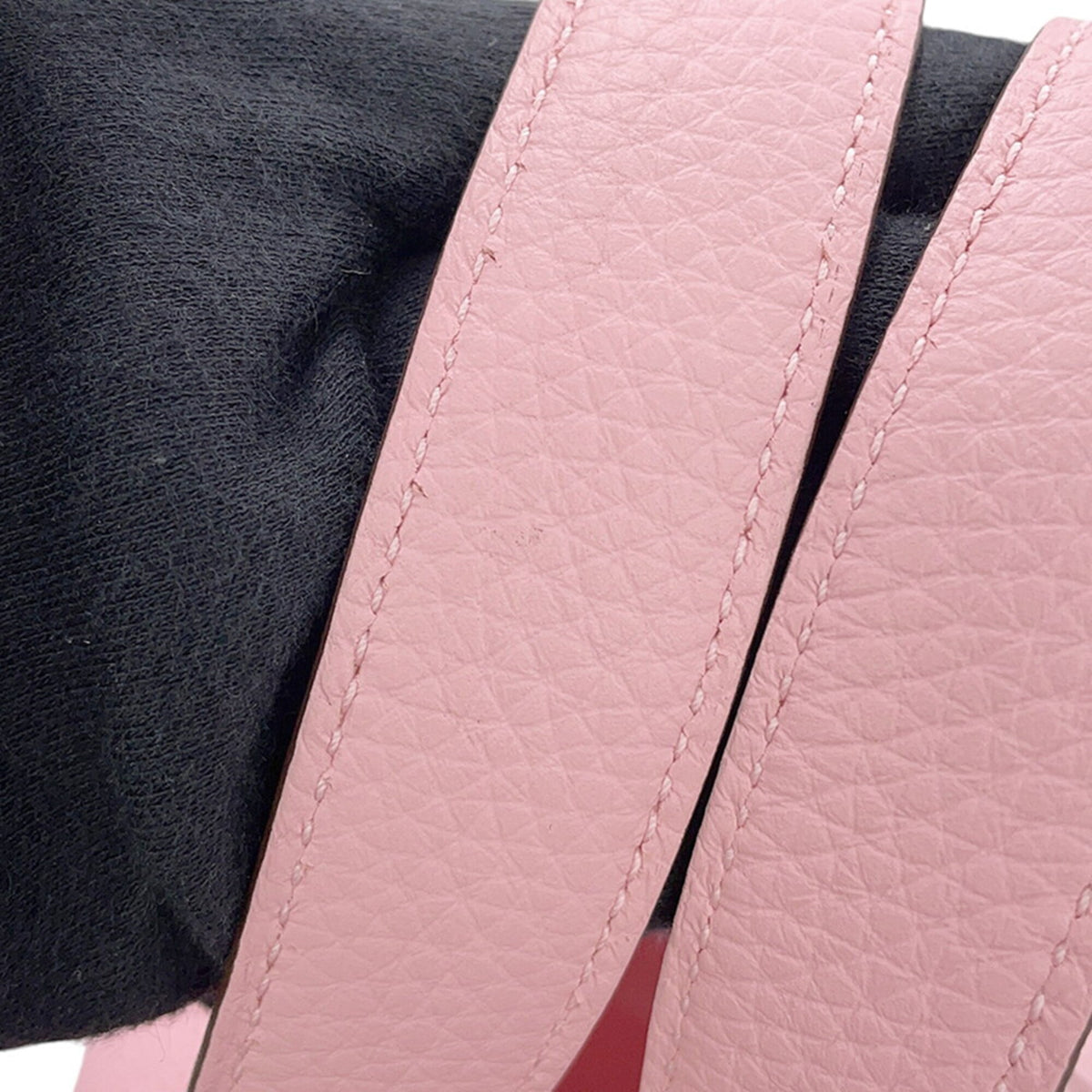 Hermes Picotin Rose Sakura Taurillon Clemence Leather Handbag (Pre-Owned)
