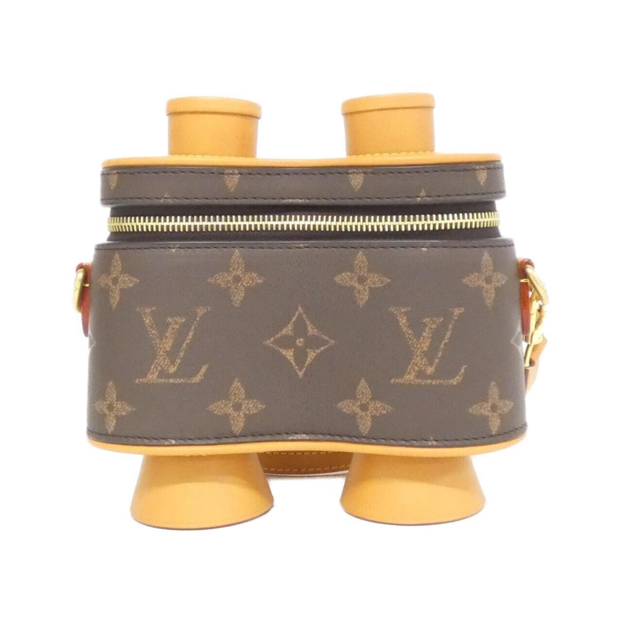 Louis Vuitton Brown Coated Canvas Shoulder Bag (Pre-Owned)