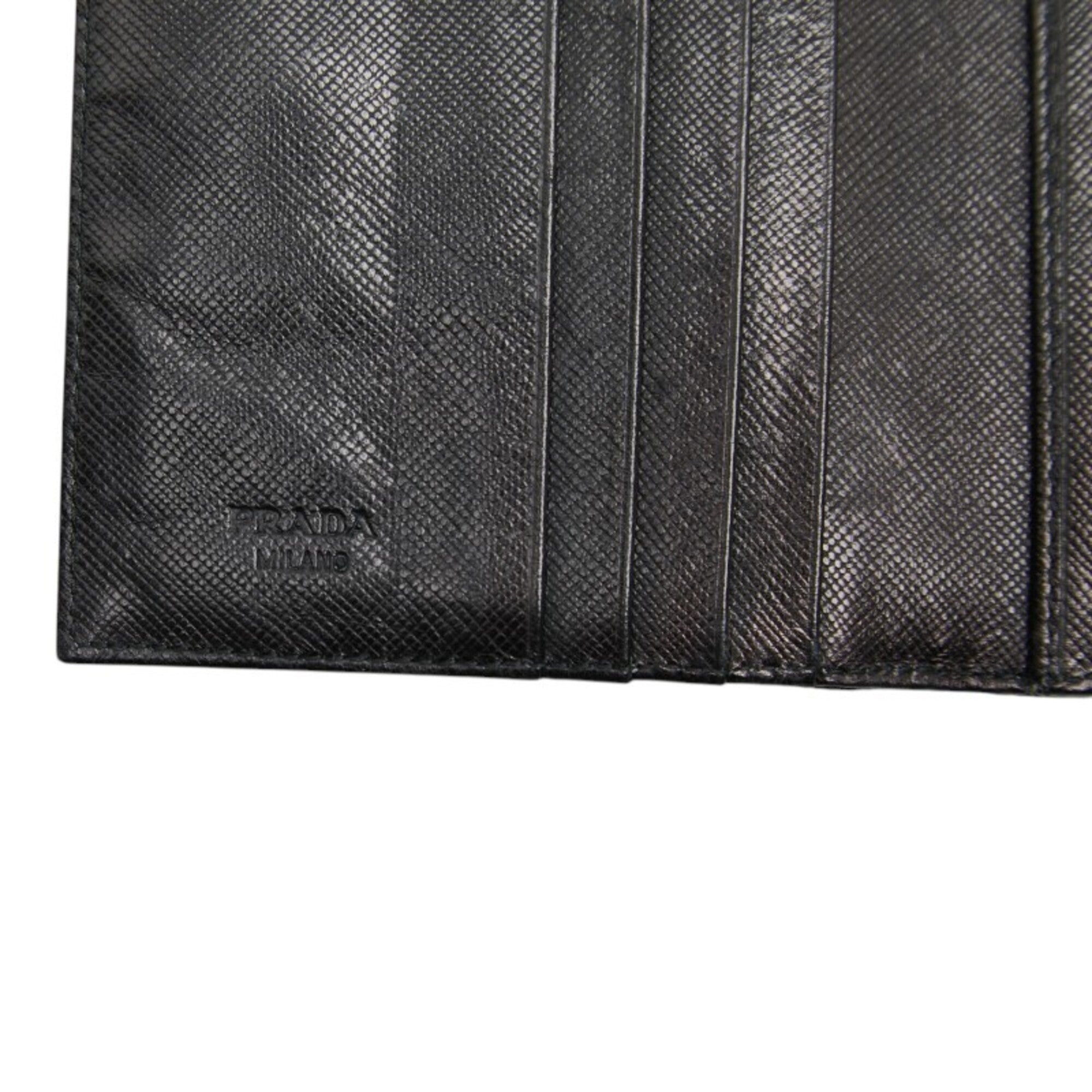 Prada Black Nylon Wallet (Bi-Fold) (Pre-Owned)