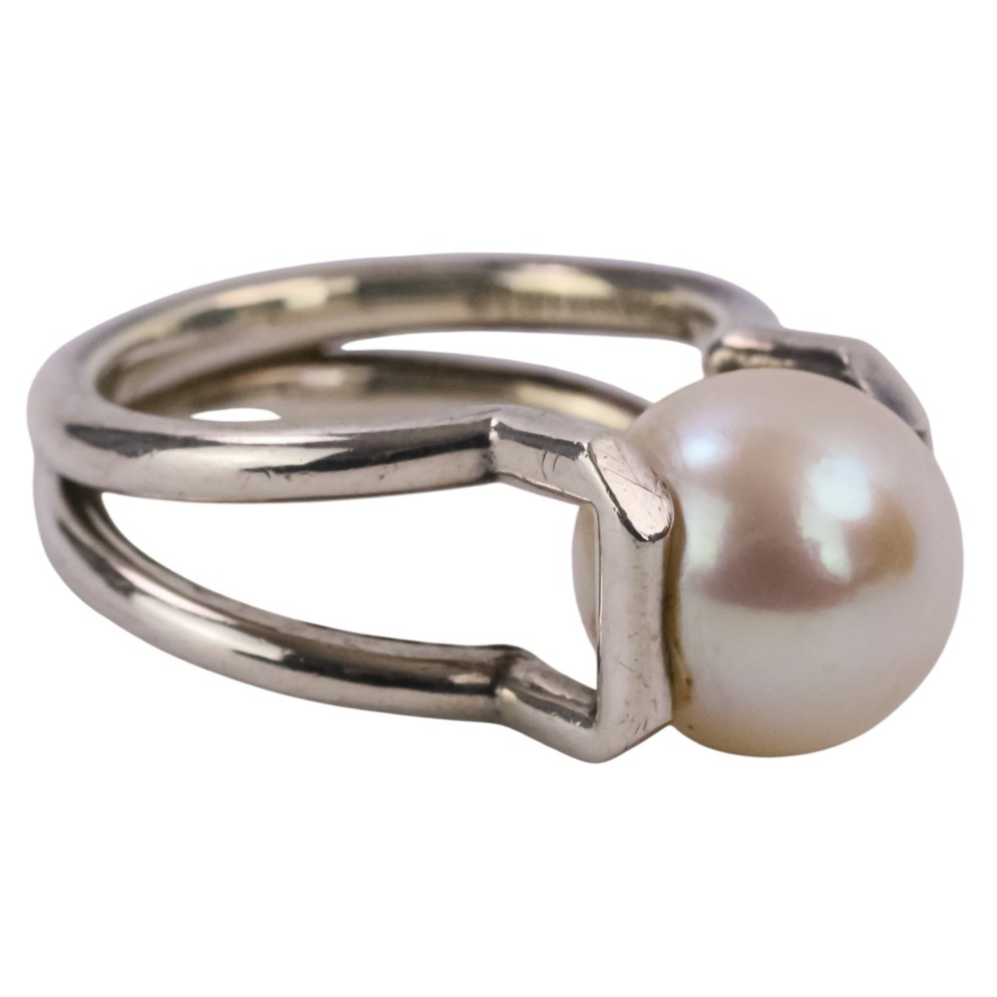 Tiffany Silver Silver 925 Band Ring (Pre-Owned)