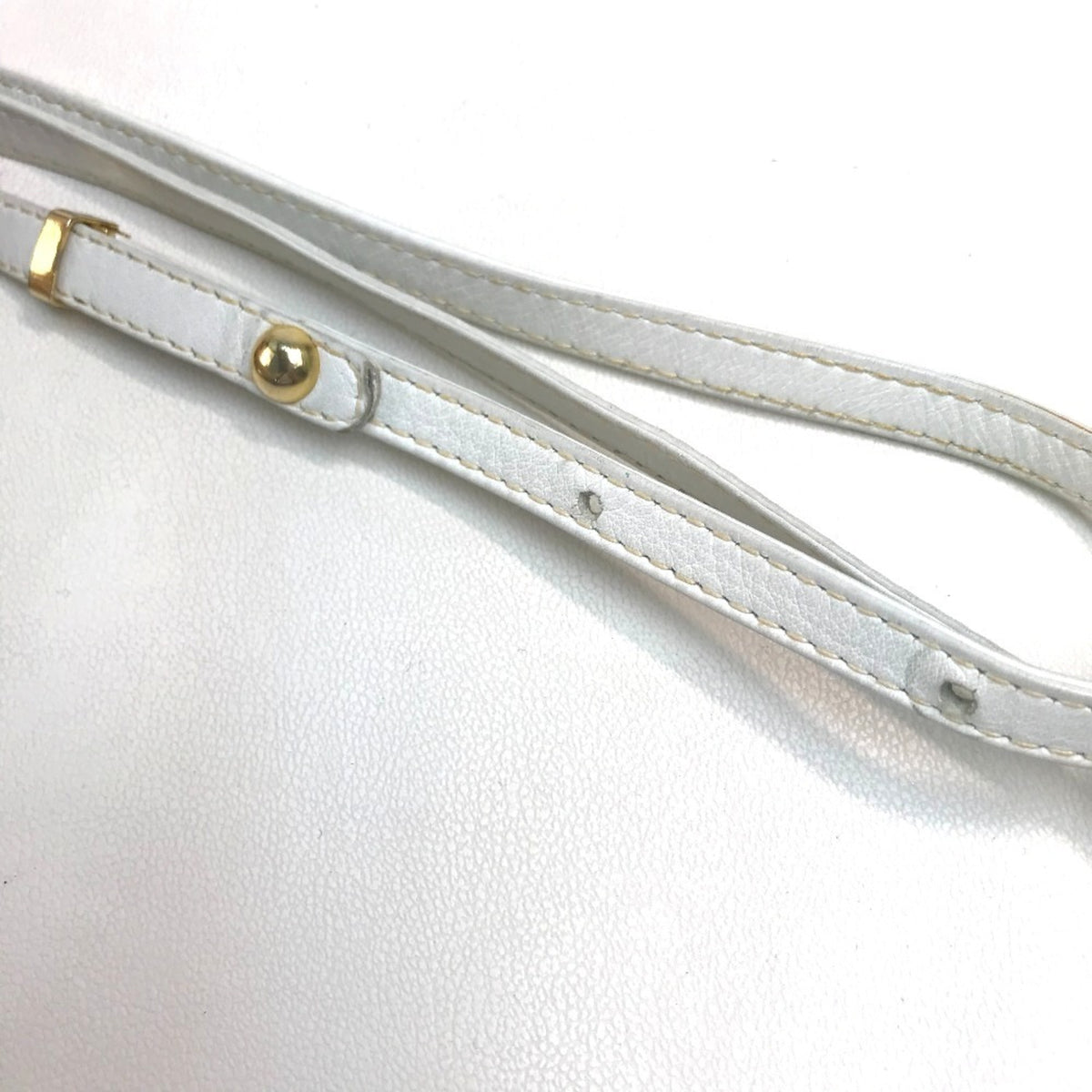 Celine White Leather Shoulder Bag (Pre-Owned)
