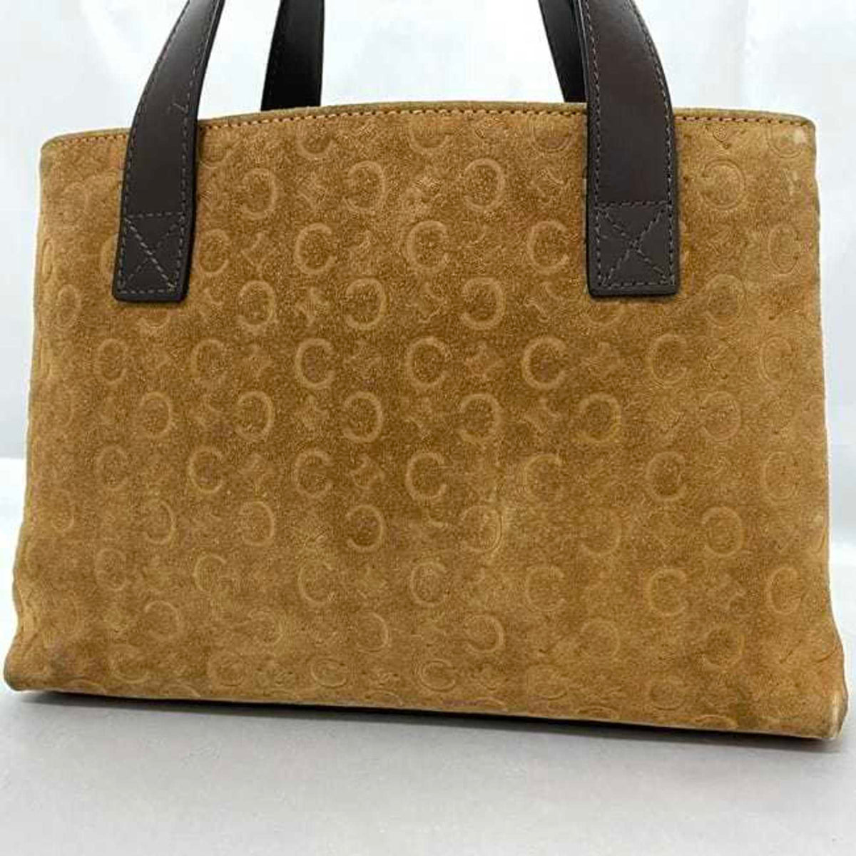 Celine Brown Suede Leather Handbag (Pre-Owned)