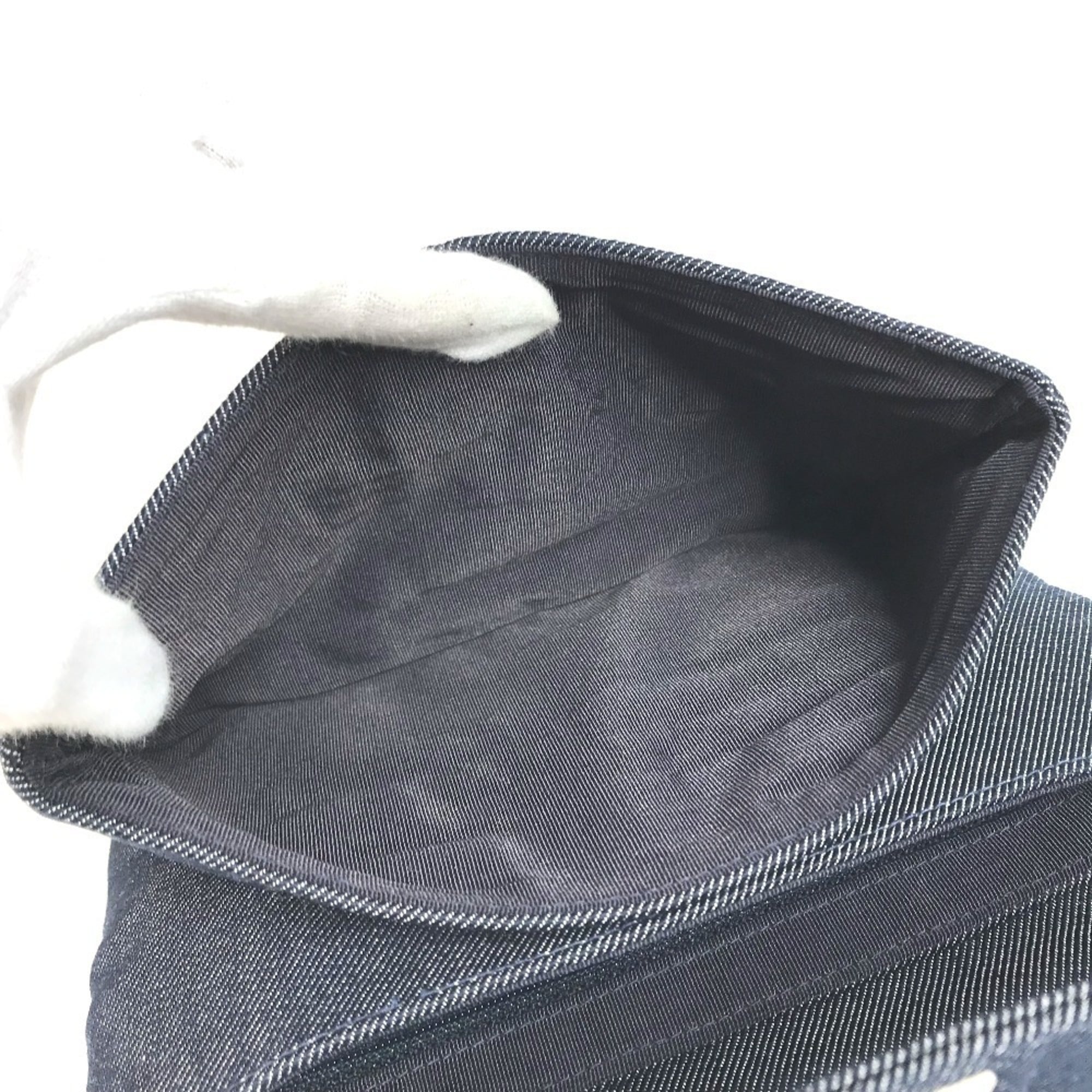 Chanel 2.55 Blue Denim Clutch Bag (Pre-Owned)