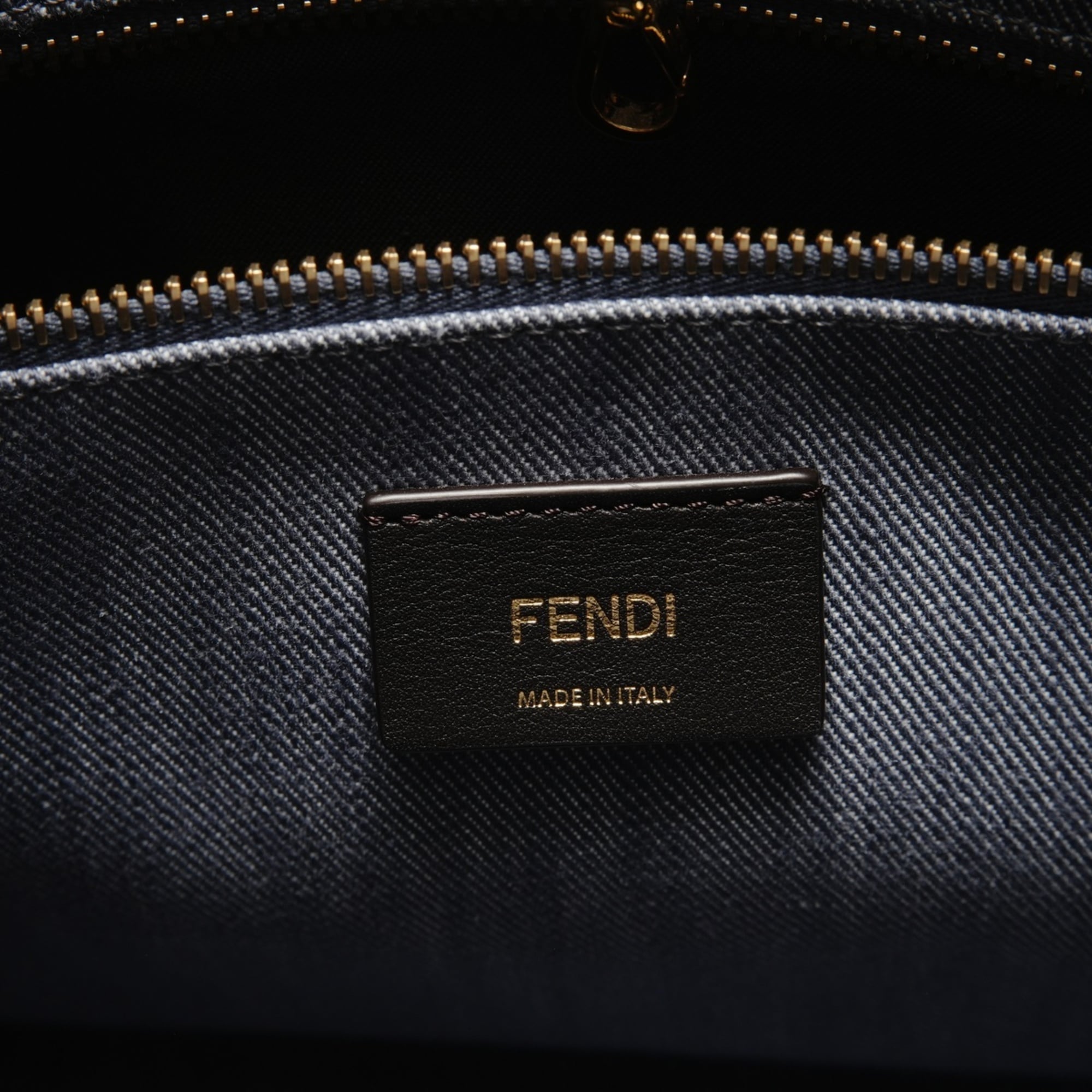 Fendi Gray Denim Tote Bag (Pre-Owned)