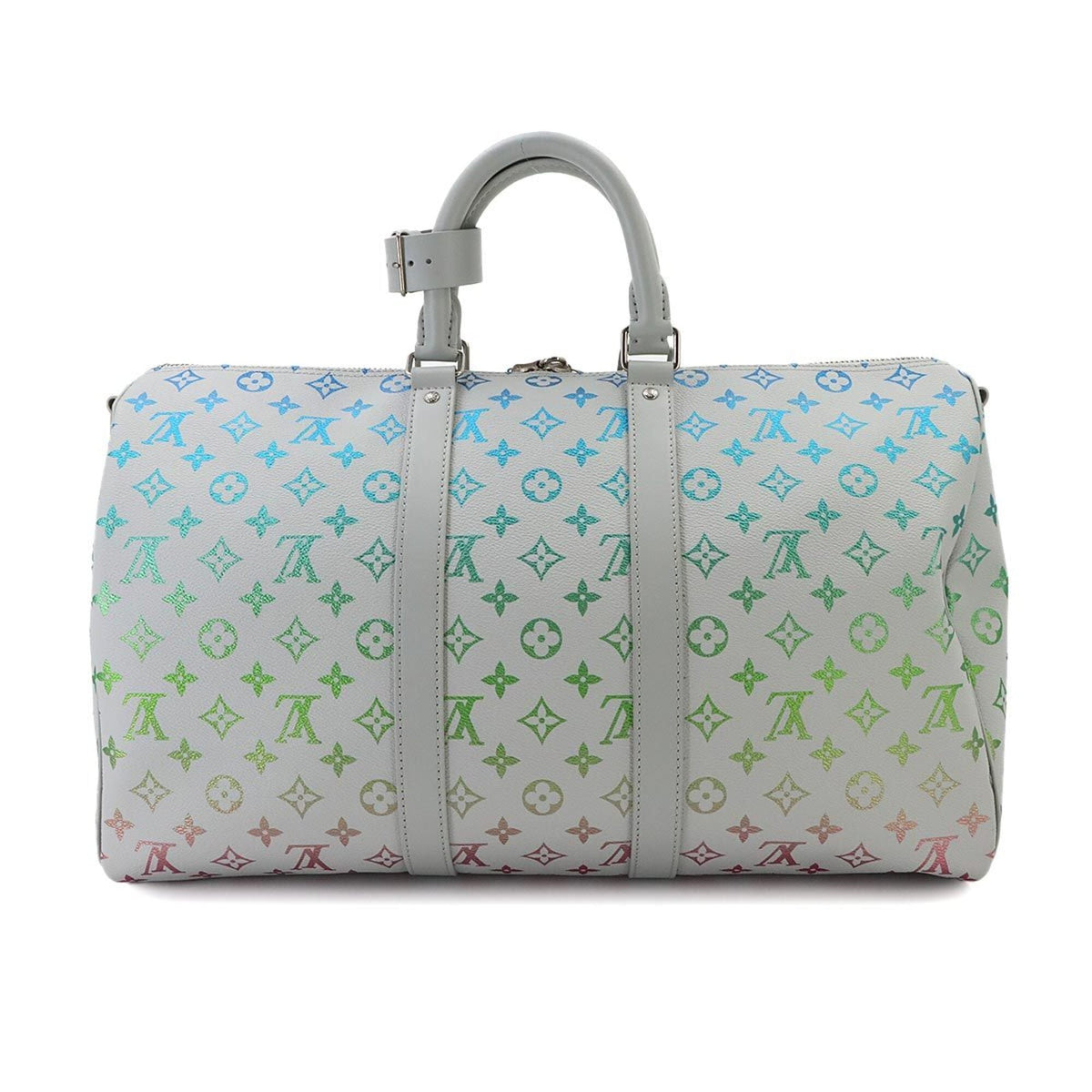 Louis Vuitton Gray Multi-Color Boston Bag Handbag (Pre-Owned)