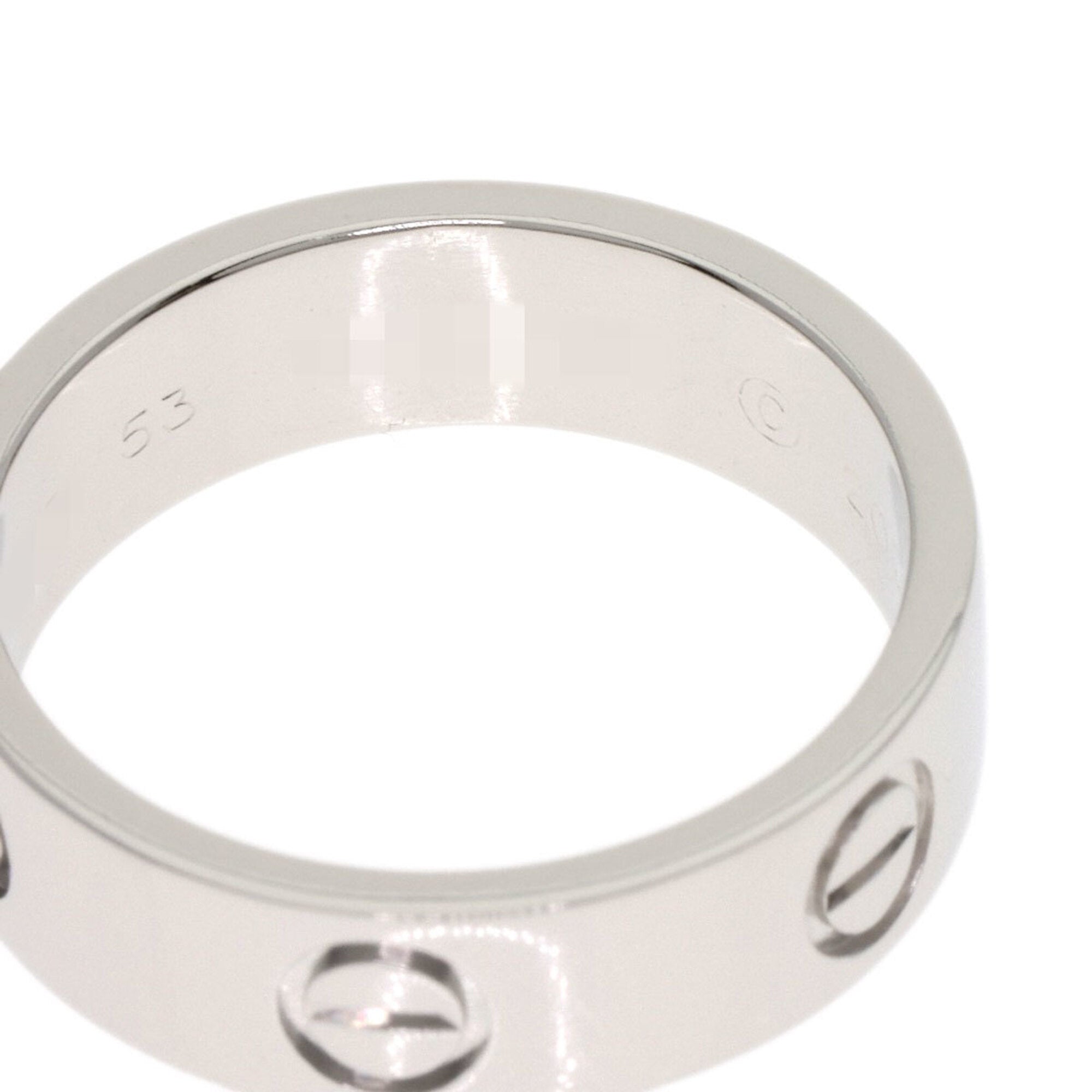 Cartier Love Platinum 950 Band Ring (Pre-Owned)