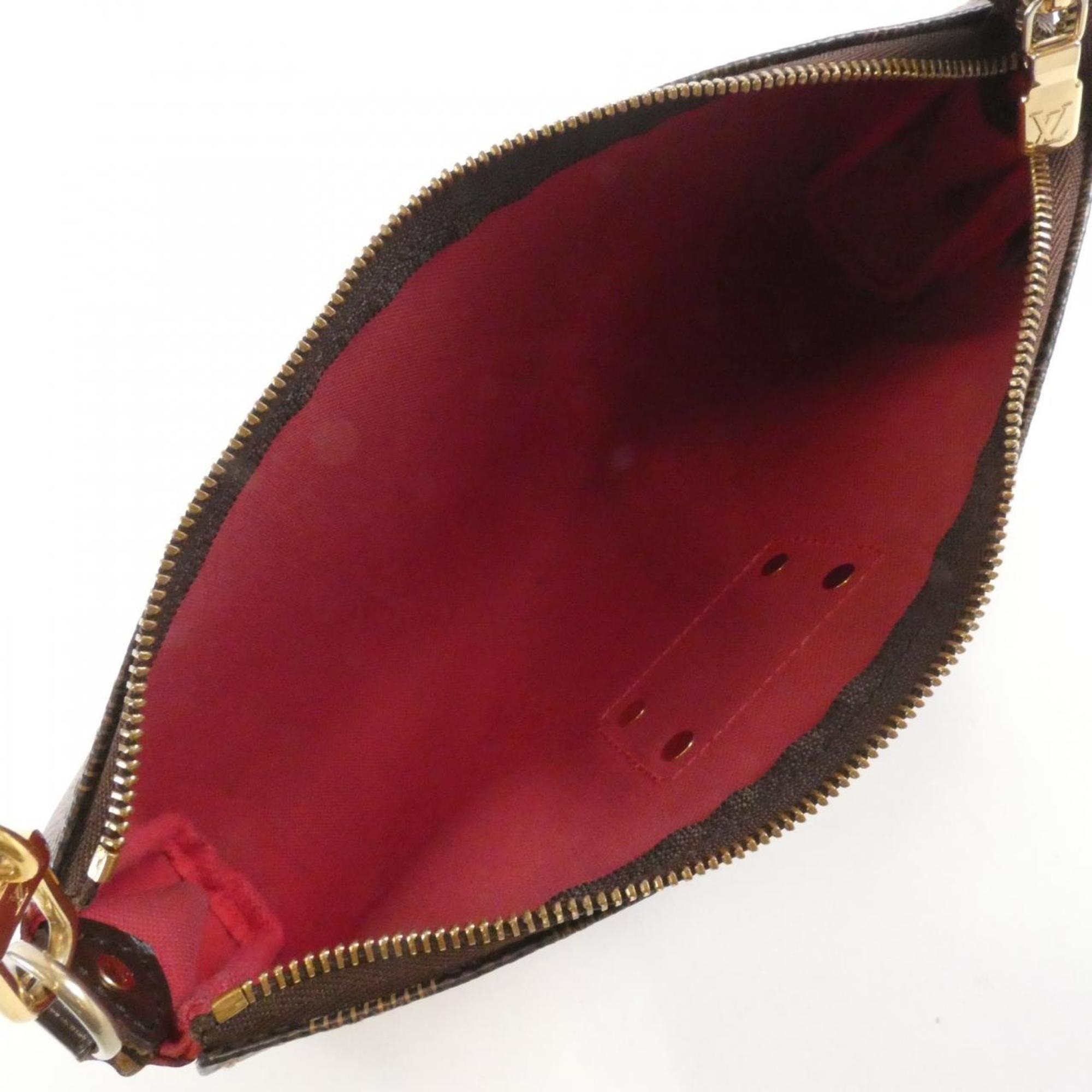 Louis Vuitton Brown Coated Canvas Shoulder Bag (Pre-Owned)