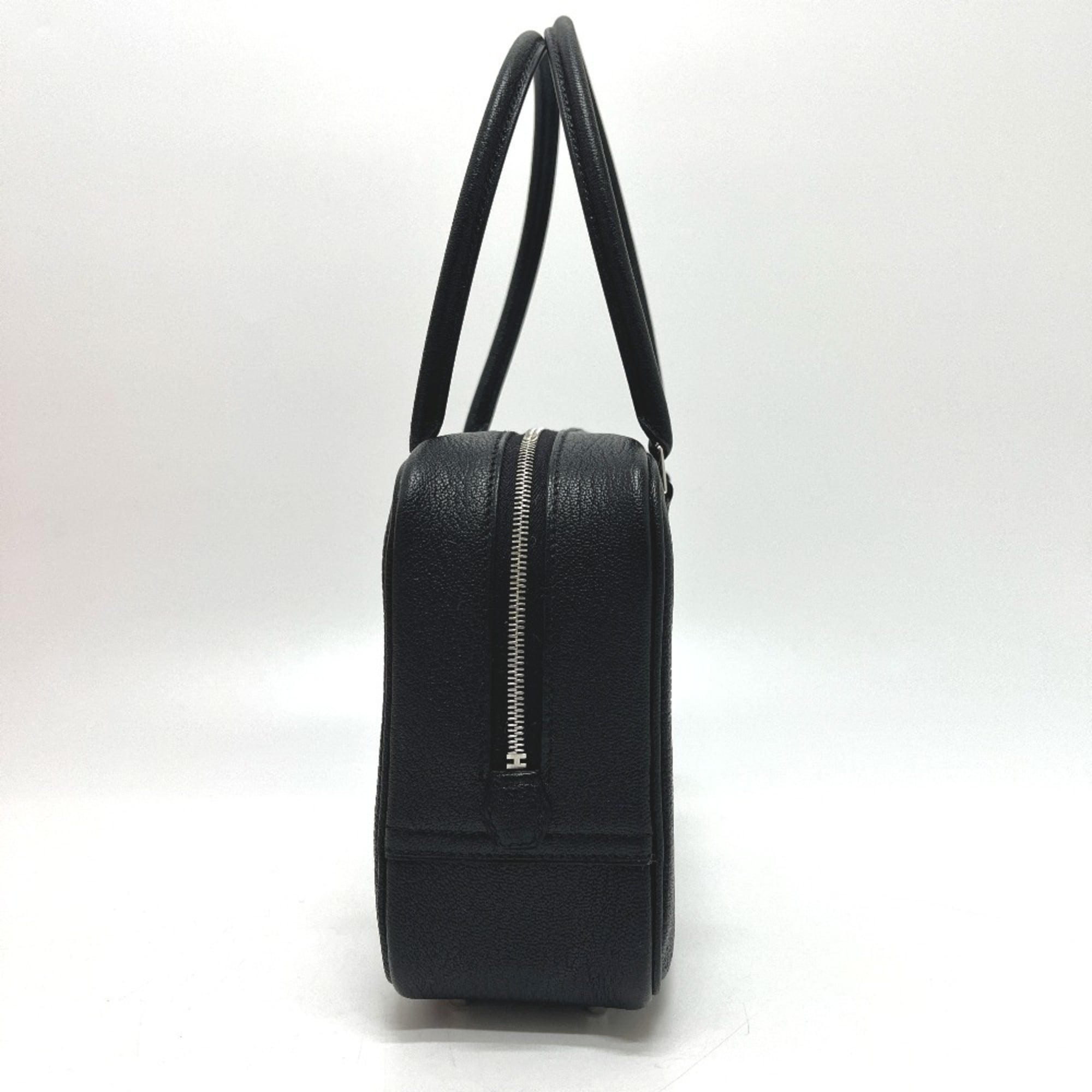 Hermes Black Chevre Myzore Leather Handbag (Pre-Owned)