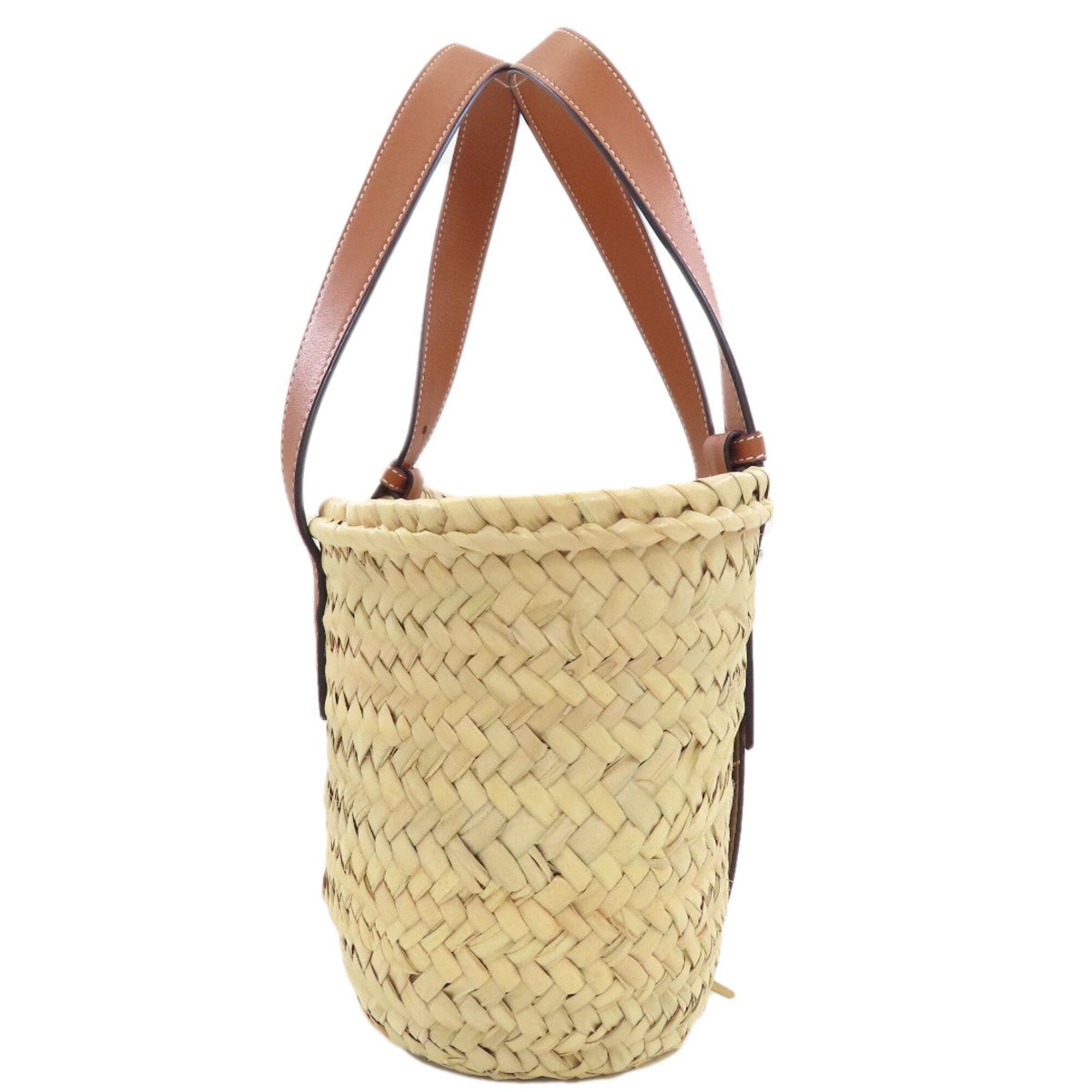 Loewe Brown Leather Basket Tote Bag (Pre-Owned)