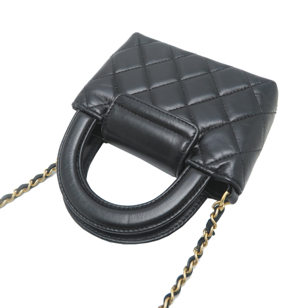 Chanel Black Leather Shoulder Bag (Pre-Owned)