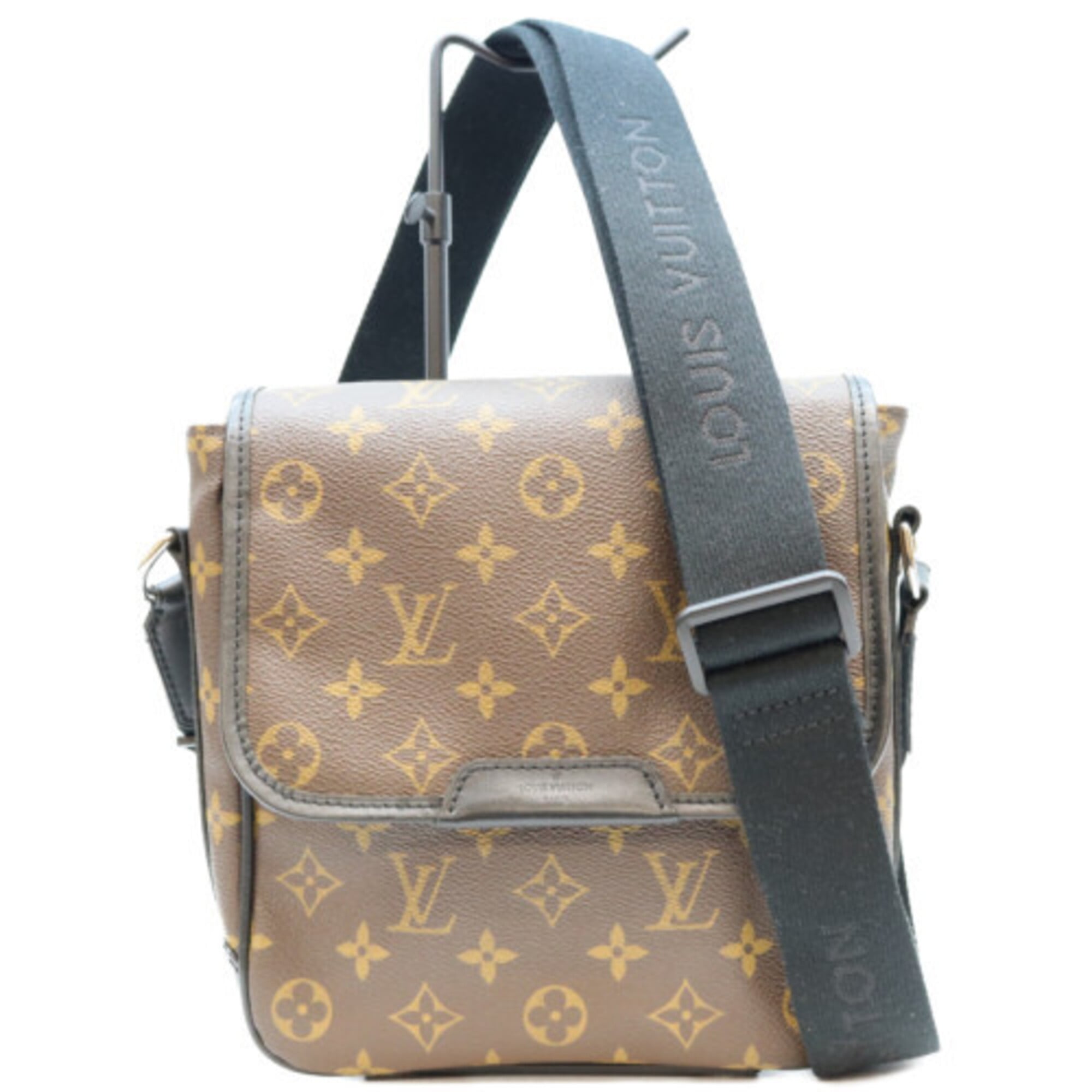 Louis Vuitton Black Brown Monogram Shoulder Bag (Pre-Owned)