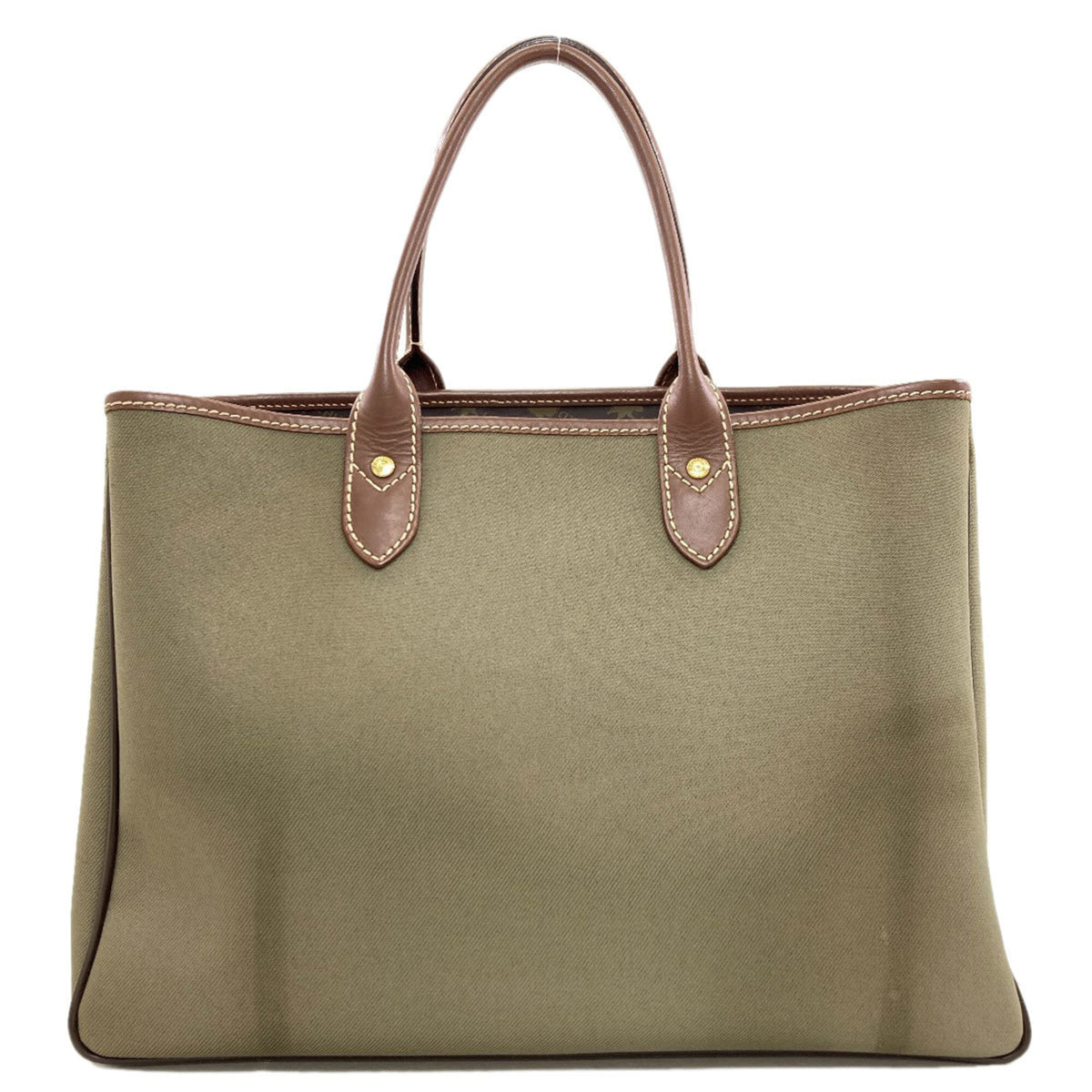 Hunting World Brown Khaki Canvas Tote Bag (Pre-Owned)