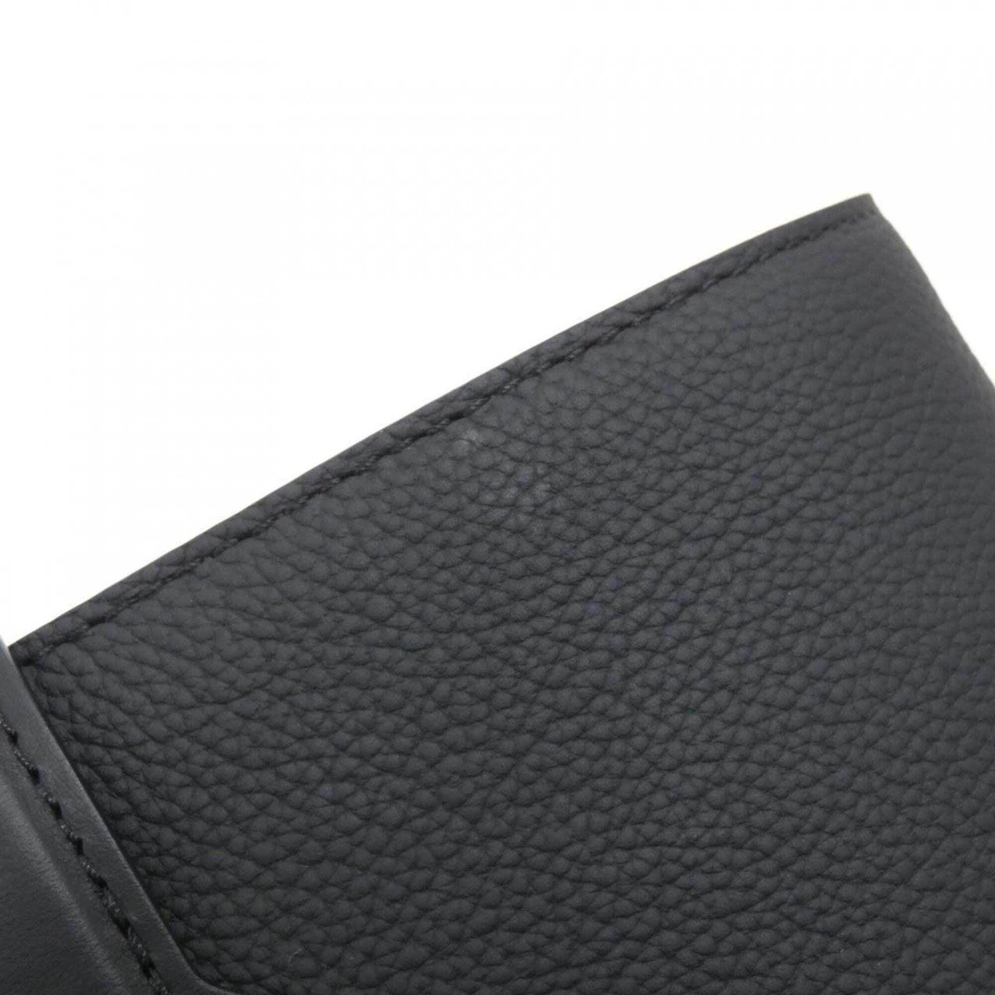 Louis Vuitton Black Leather Handbag (Pre-Owned)